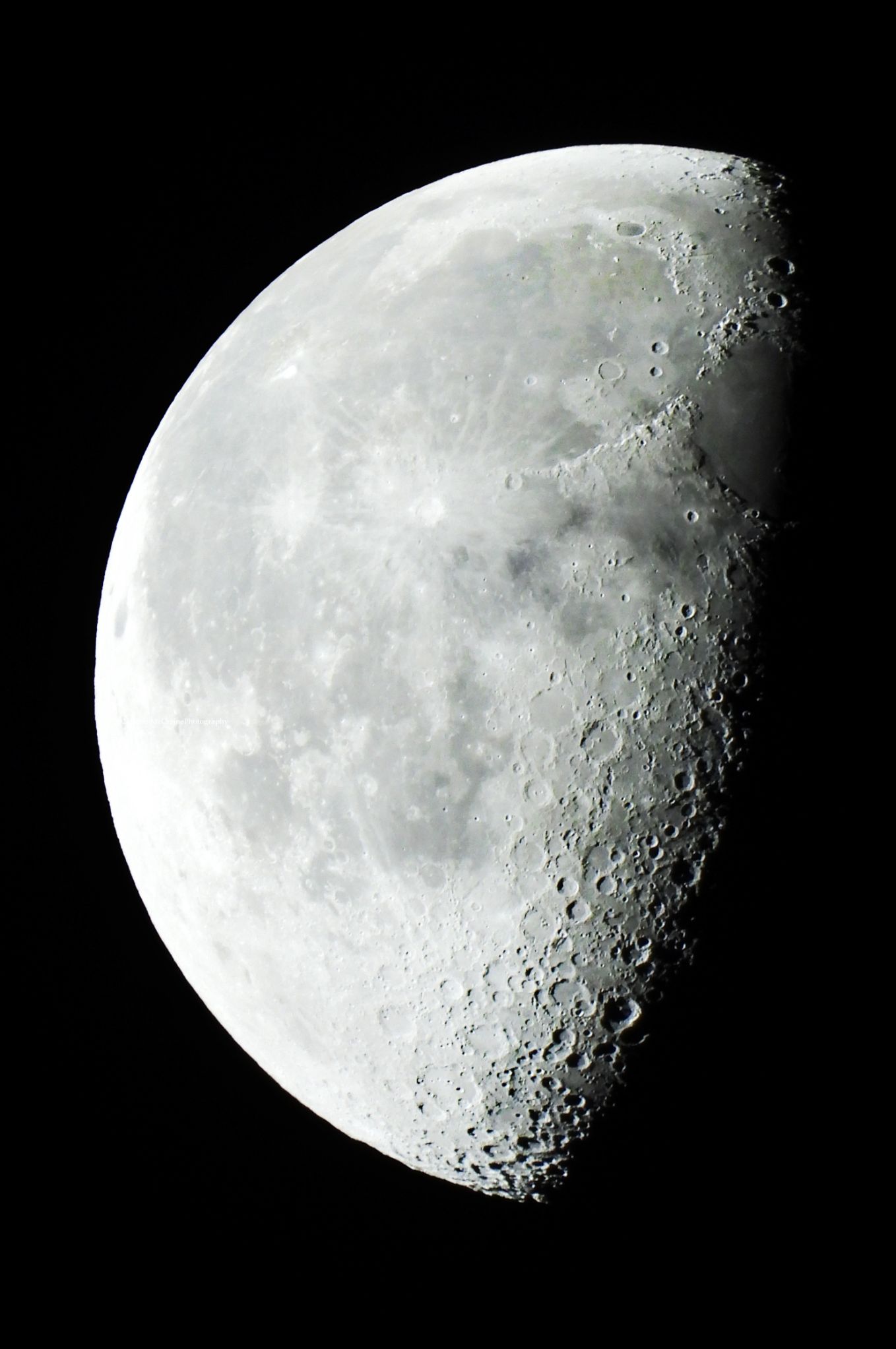 Community photo entitled Waning Gibbous Moon just before daybreak by Nanci McCraine on 08/25/2024 at Dryden, NYS USA