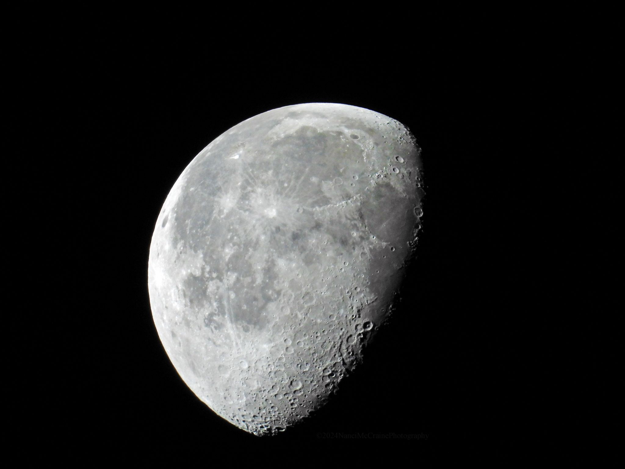 Community photo entitled Waning Gibbous by Nanci McCraine on 08/24/2024 at Dryden, NYS USA