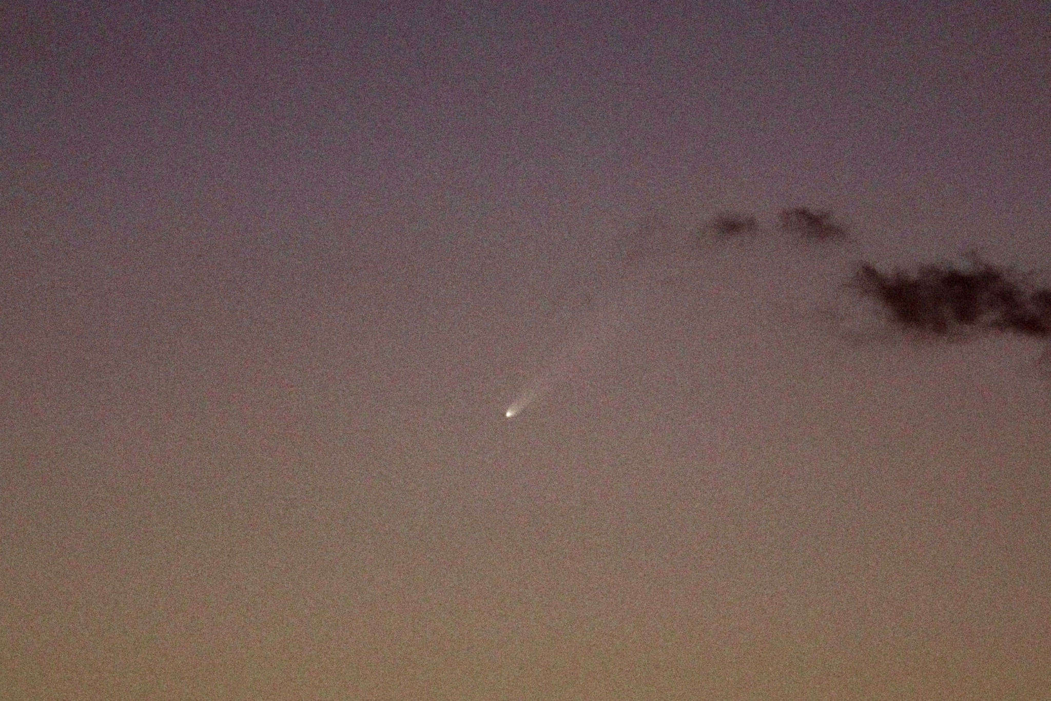 Community photo entitled Comet C/2023 A3 over Qawra Bay, Malta by Stephanie Vee on 09/30/2024 at Malta