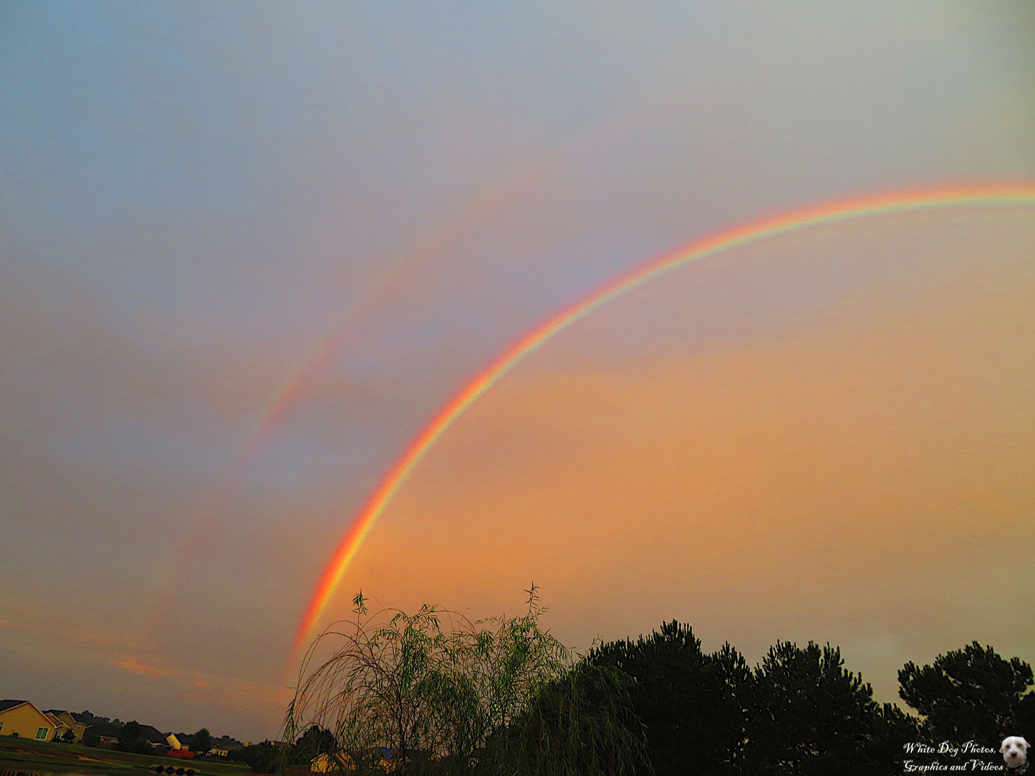 Community photo entitled Late afternoon rainbow . by Gerald Barney on 09/12/2024 at Port Wentworth, Ga.