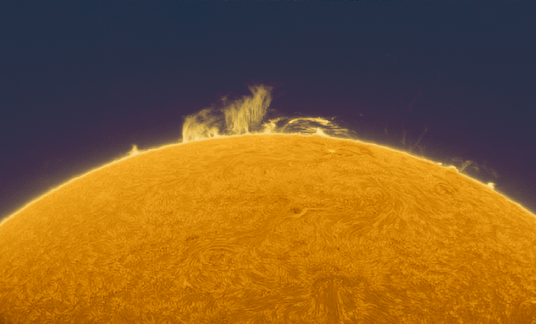 Community photo entitled Solar prominences by David Hoskin on 09/13/2024 at Halifax, Nova Scotia, Canada