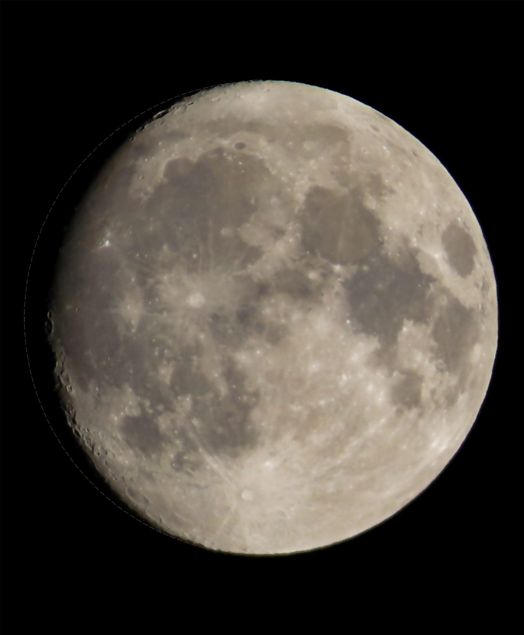 Community photo entitled Waxing Gibbous Moon by ANDY BENTLEY on 09/15/2024 at Mountain View, CA, USA