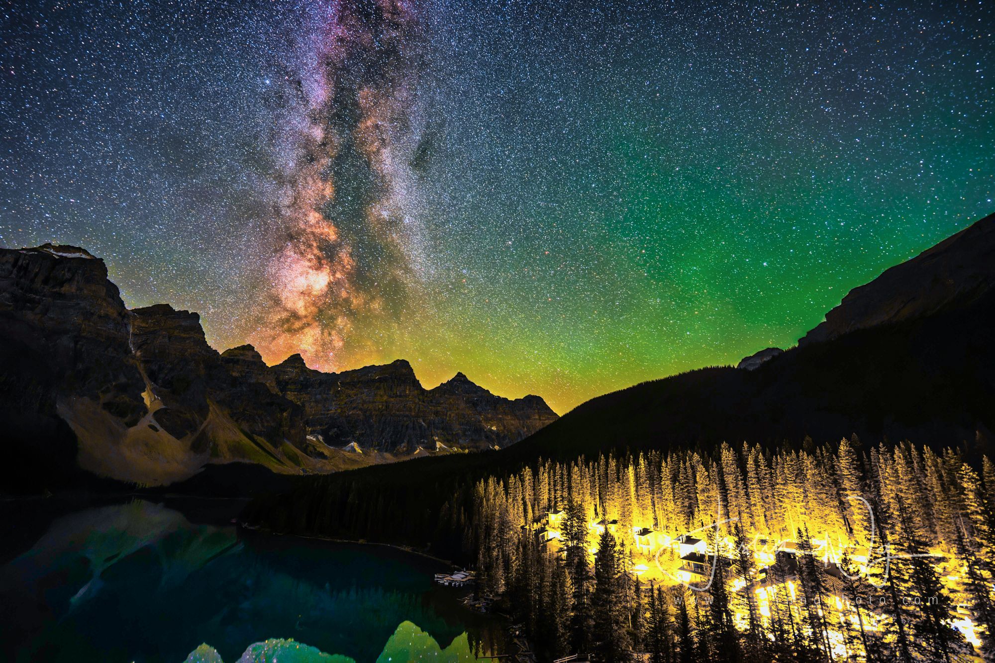 Community photo entitled Nocturnal Majesty: The Hidden Wonders of Moraine Lake by Justin Ng on 08/31/2024 at Moraine Lake