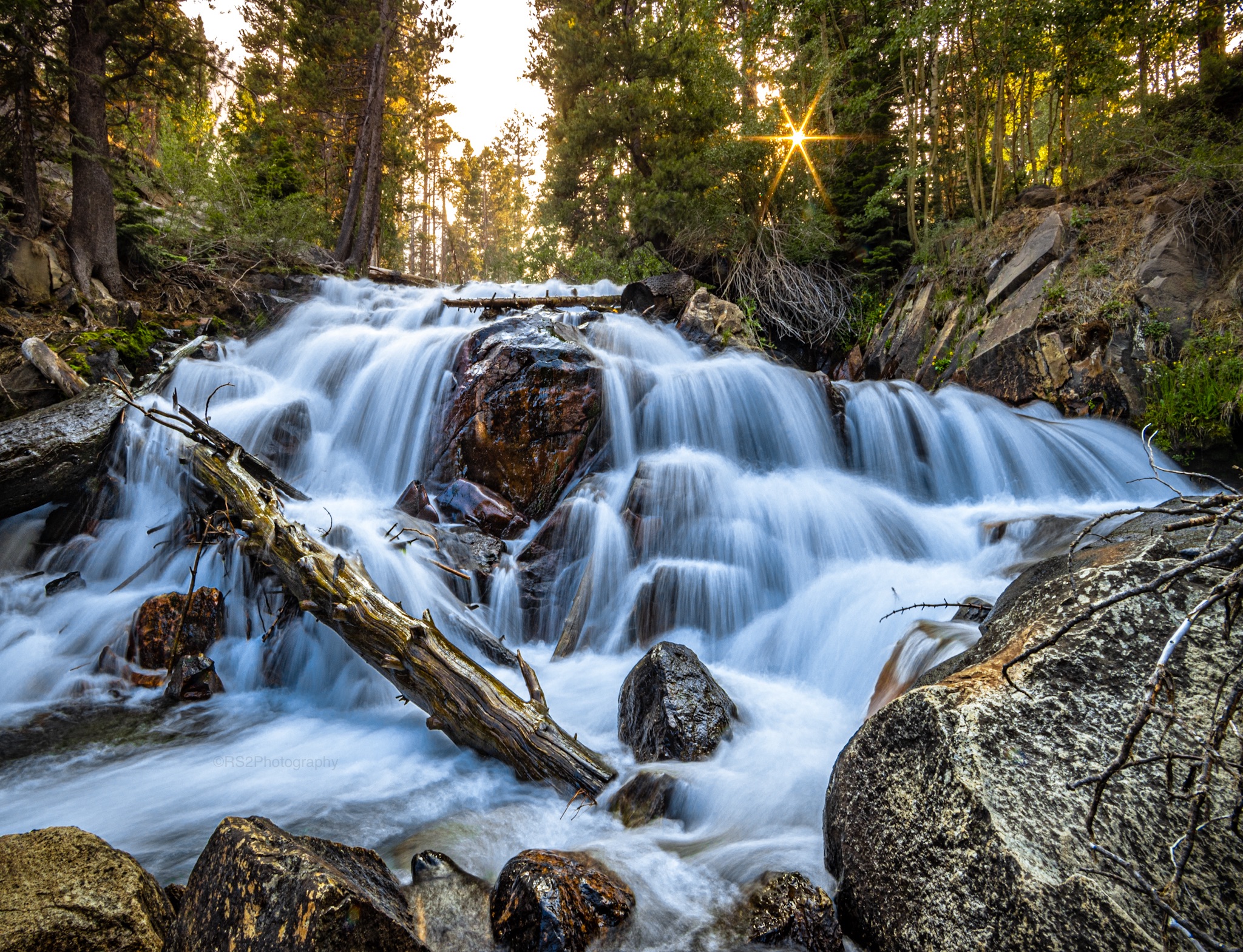 Community photo entitled Starburst Falls by Ross Stone on 09/01/2024 at Lee Vining, CA, USA