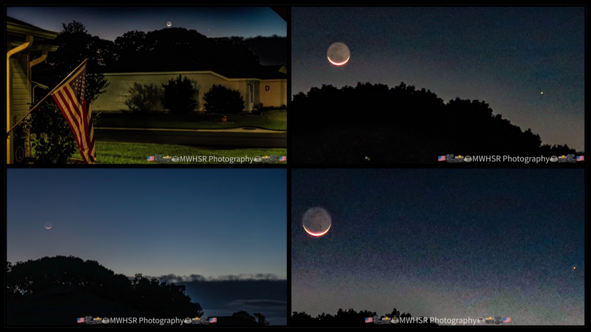 Community photo entitled Waning gibbous moon passes Mercury by Michael W. Holland Sr. on 09/01/2024 at Lakeland, Florida