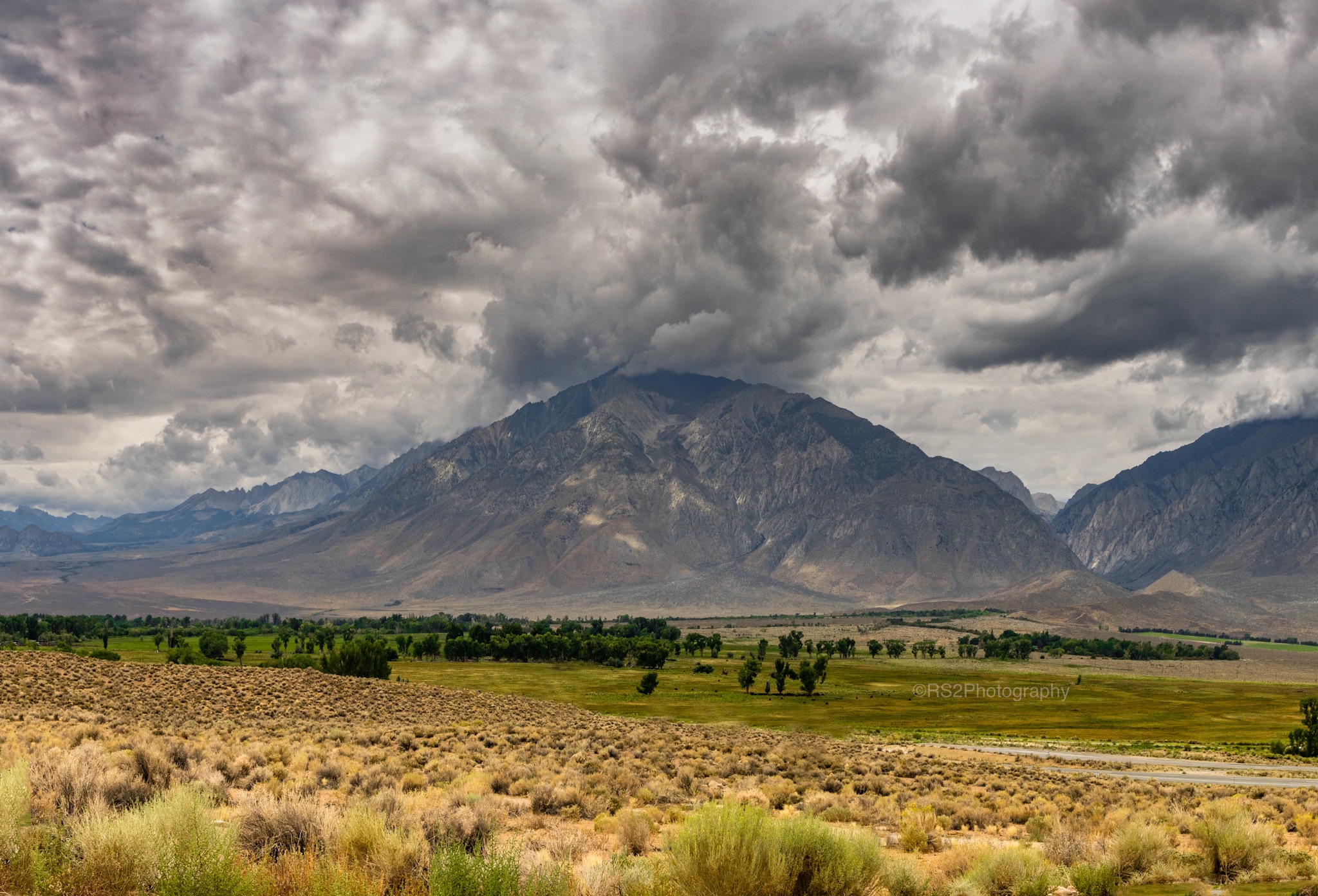 Community photo entitled Summer Storm Over Mt Tom by Ross Stone on 09/03/2024 at Bishop, CA, USA