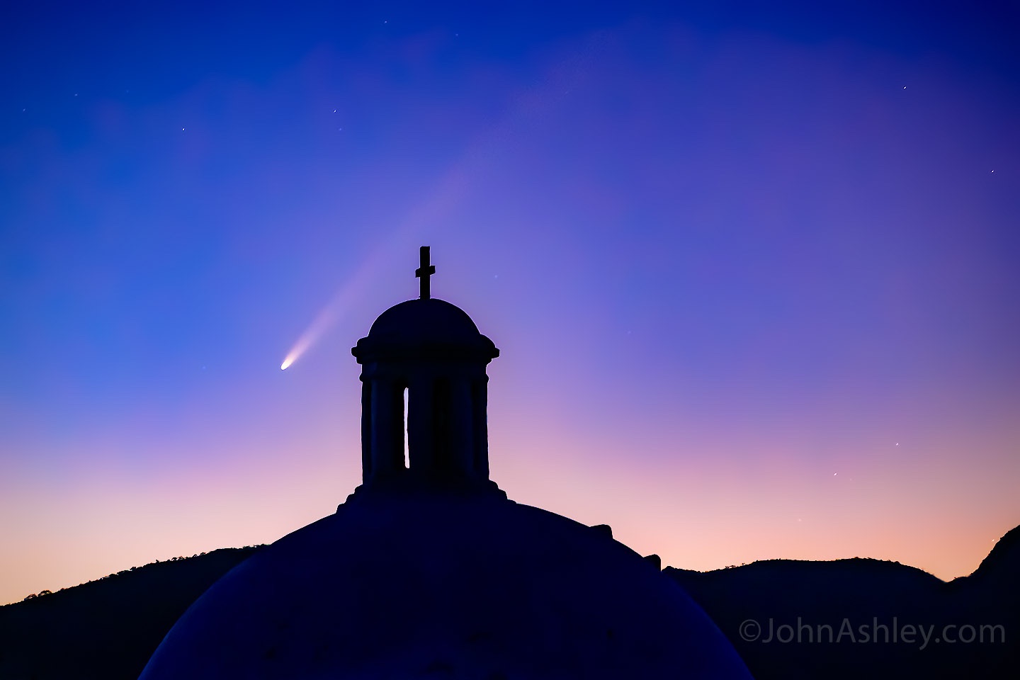 Community photo entitled Comet on a Mission by John Ashley on 09/29/2024 at Tumacacori, Arizona, USA