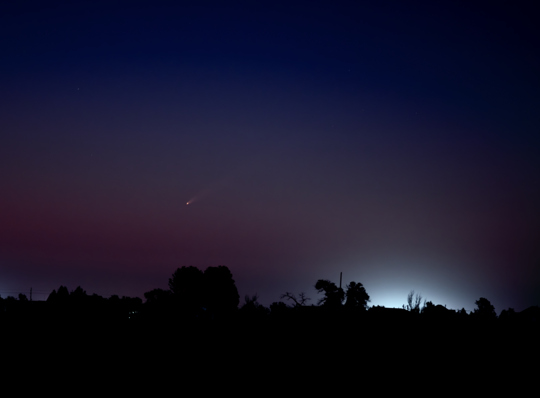 Community photo entitled Bright comet on 28 Sep 24 by Jan Curtis on 09/28/2024 at Cheyenne, WY, USA