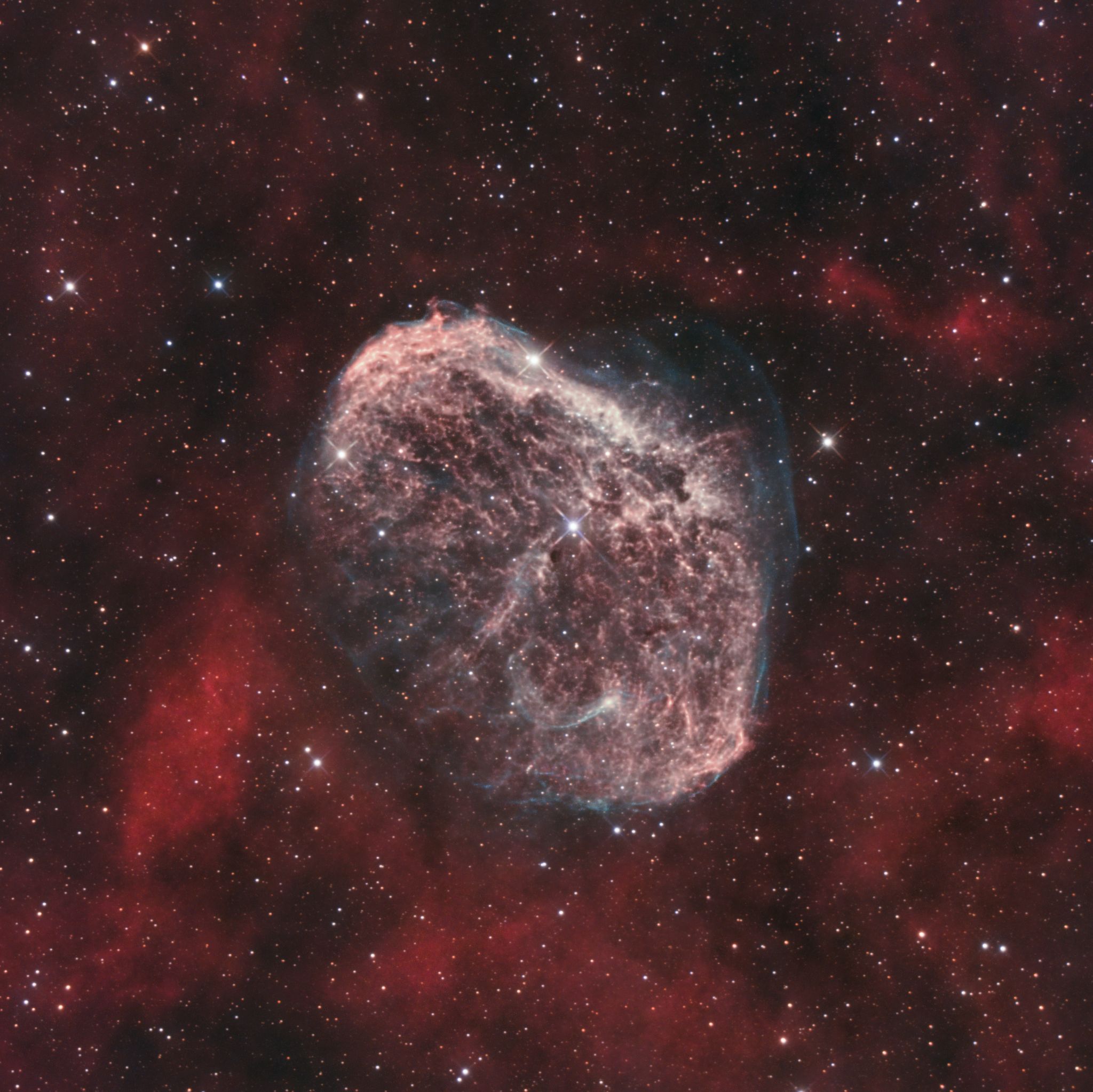 Community photo entitled The Crescent nebula by Andrea Iorio on 08/30/2024 at Marino, Rome, Italy