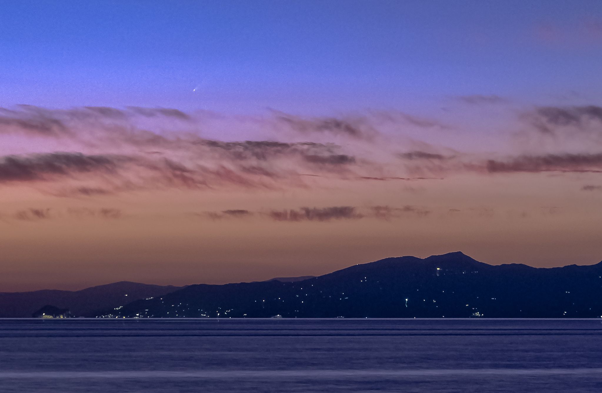 Community photo entitled Comet C/2023 A3 Tsuchinshan-ATLAS in the Sicilian sky by Teresa Molinaro on 09/28/2024 at Cefalù, Sicily, Italy