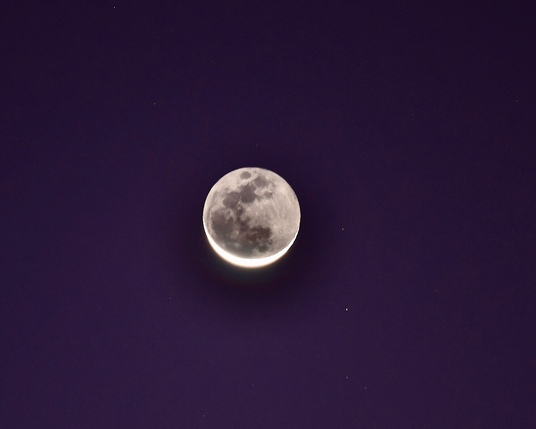 Community photo entitled Earthshine by Michael Flynn on 09/30/2024 at Pine Mountain Club,California,USA