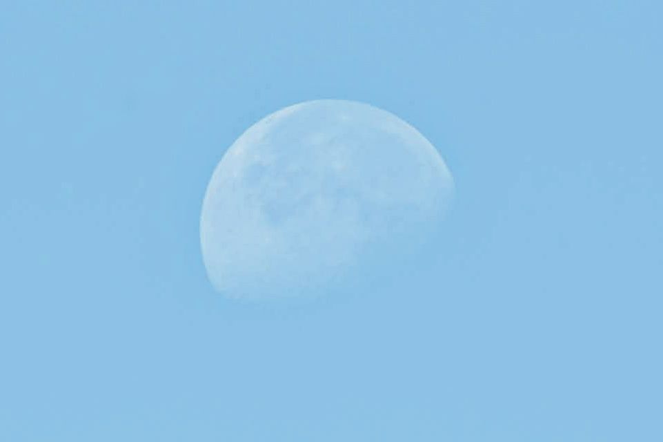 Community photo entitled First Fall Moonset by Lorraine Boyd on 09/22/2024 at Cohoes, New York