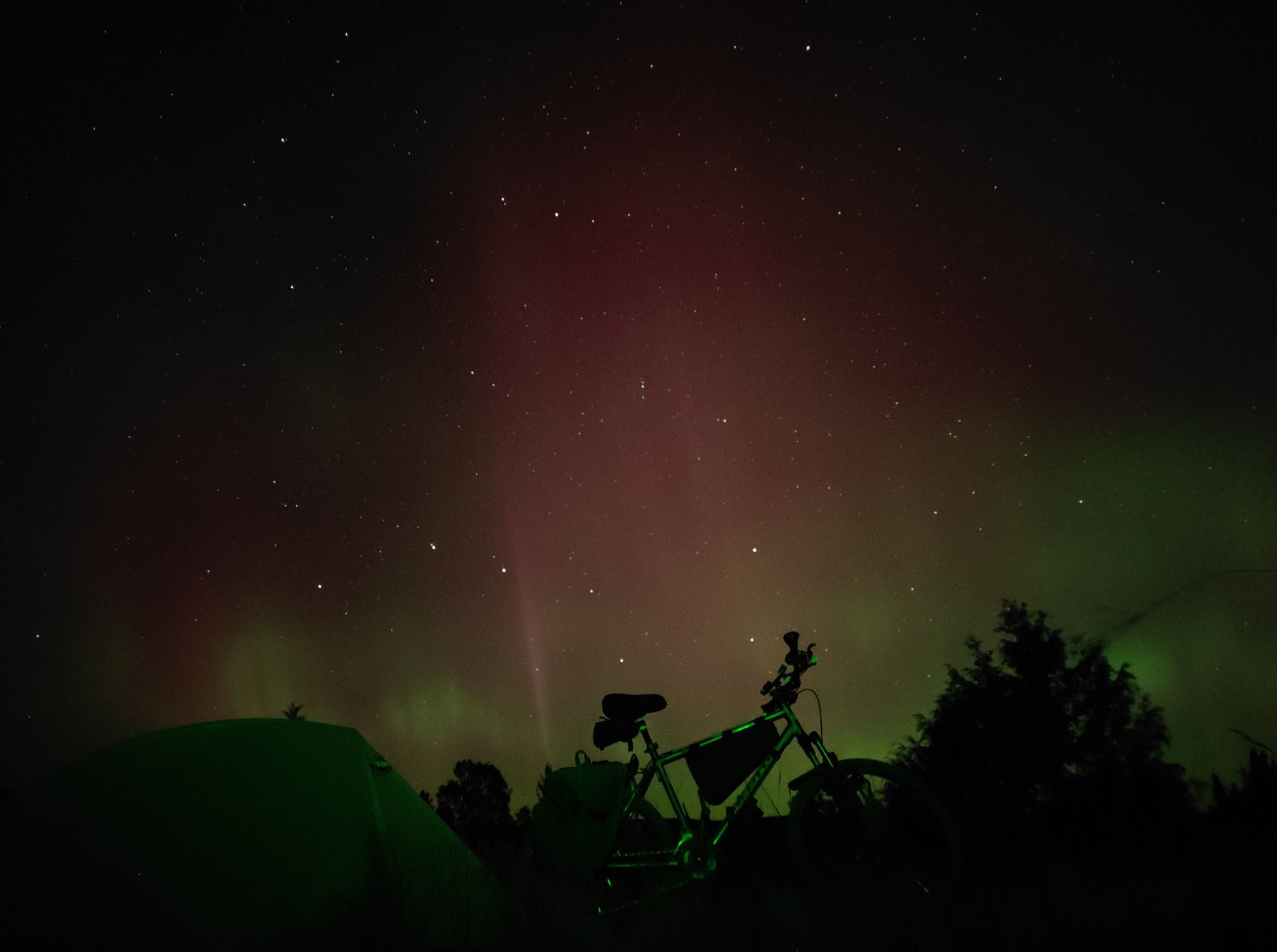 Community photo entitled Montana Midnight Bikepack by art noll on 08/31/2024 at Flathead River Montana USA