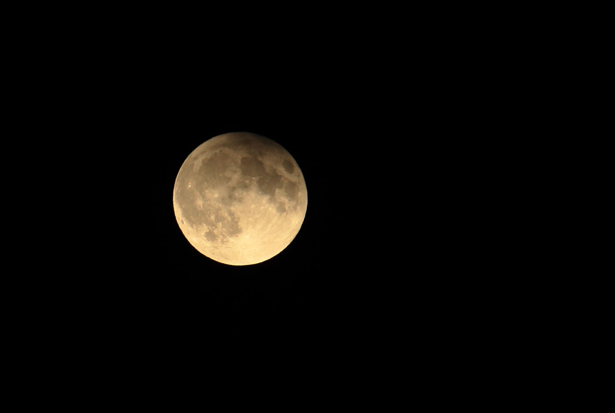 Community photo entitled Harvest Moon, Partial Eclipse by Linda Williams on 09/17/2024 at Kamloops, BC, Canada