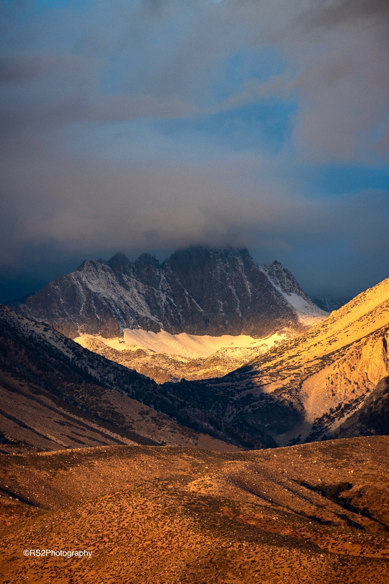 Community photo entitled Dawn on Mt Sill by Ross Stone on 09/21/2024 at Big Pine, CA, USA