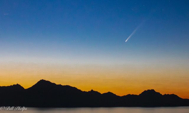 Community photo entitled Comet over Carmen by Bill Phelps on 09/27/2024 at Loreto ,Baja California Sur, Mexico