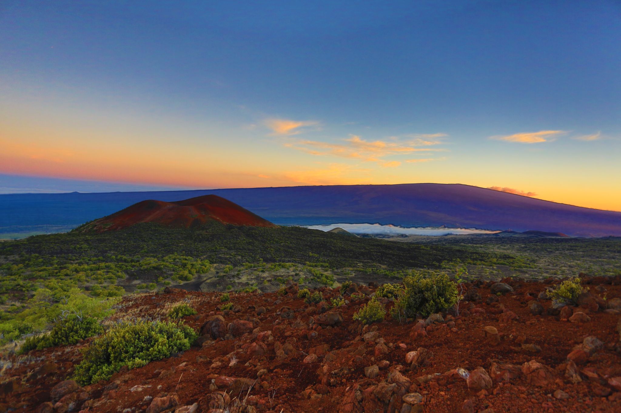 Community photo entitled Sunset Red Cone by Paul C. Peh on 08/31/2024 at Hilo, Hawaii, USA