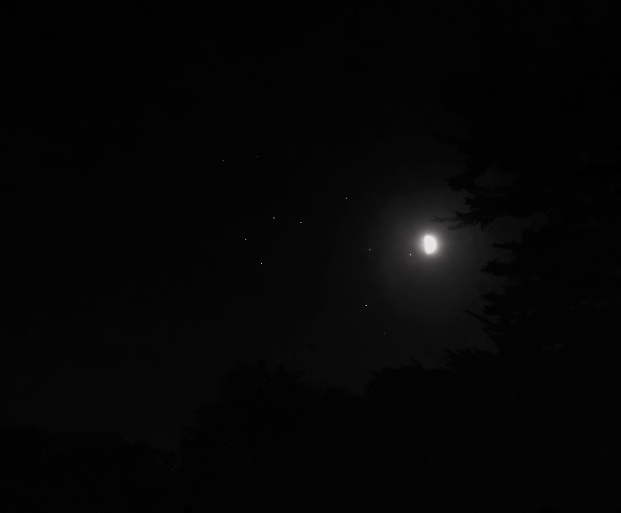 Community photo entitled Moon with Teapot Asterism by Catherine Hyde on 09/11/2024 at Cambria, CA USA