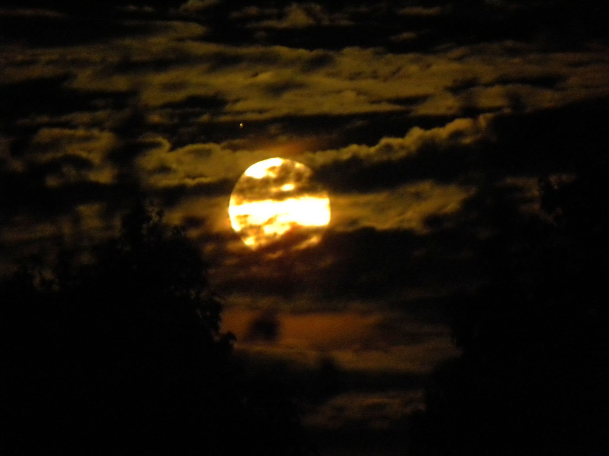 Community photo entitled Moonrise with Saturn by Belinda Sellari on 08/20/2024 at Brownsville, TN USA