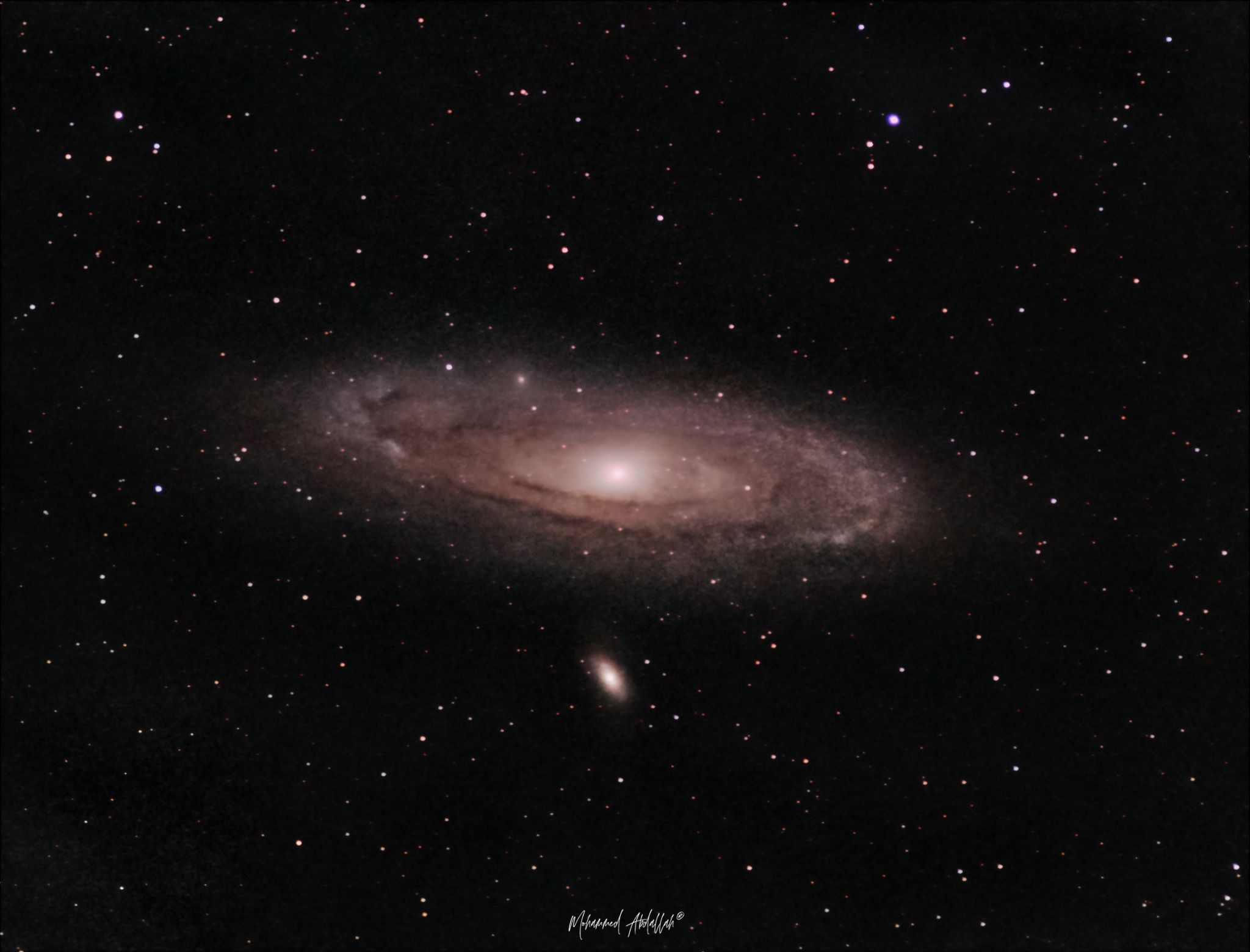 Community photo entitled Andromeda Galaxy by Mohammed Abdallah on 09/15/2024 at Suez, Egypt