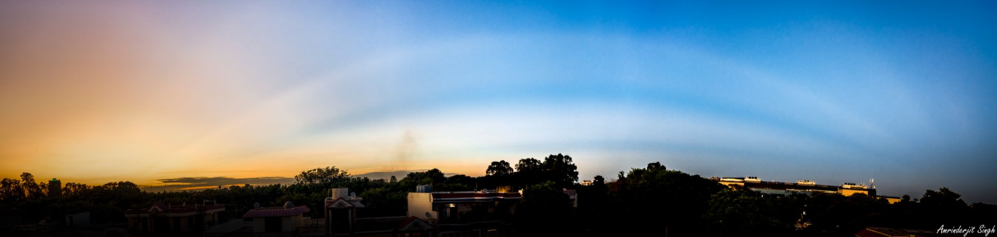 Community photo entitled Anticrepuscular Rays by Amrinderjit Singh on 09/19/2024 at Mohali, Punjab, India