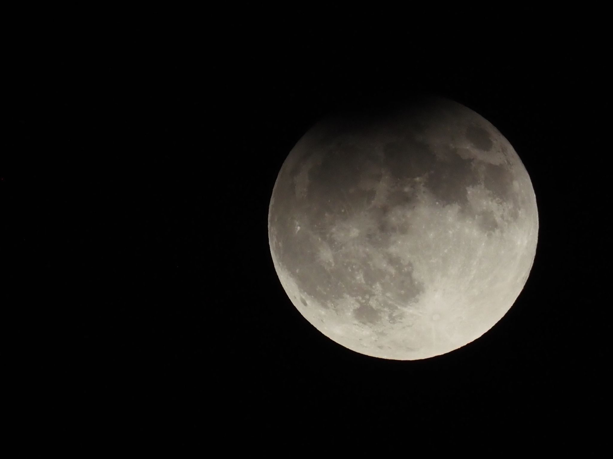 Community photo entitled Partially Eclipsed Moon by Margaret Carter on 09/17/2024 at Manhattan Beach, CA, USA