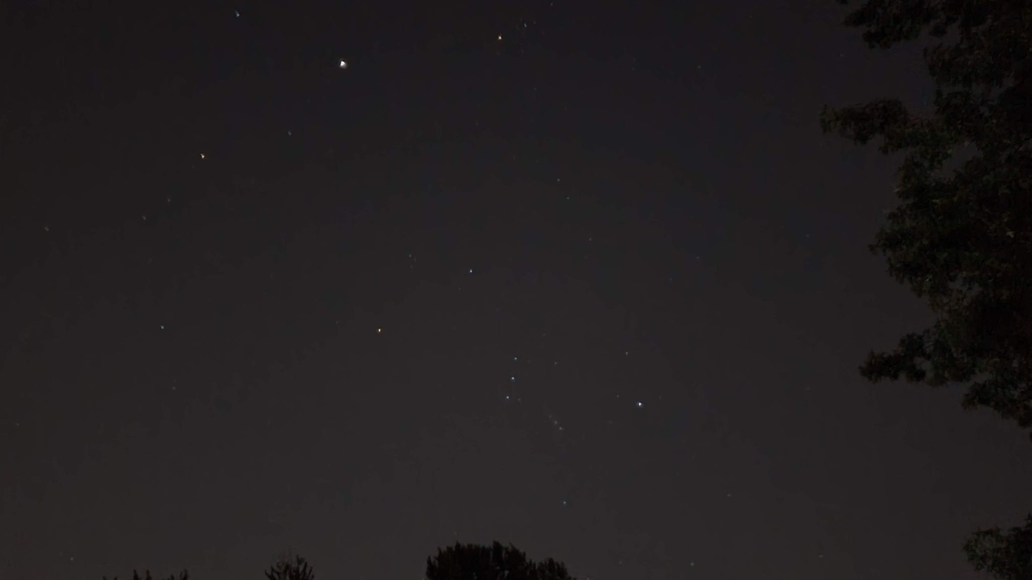 Community photo entitled Orion and planets by Ronna Harlow on 09/05/2024 at Mission, Kansas  USA