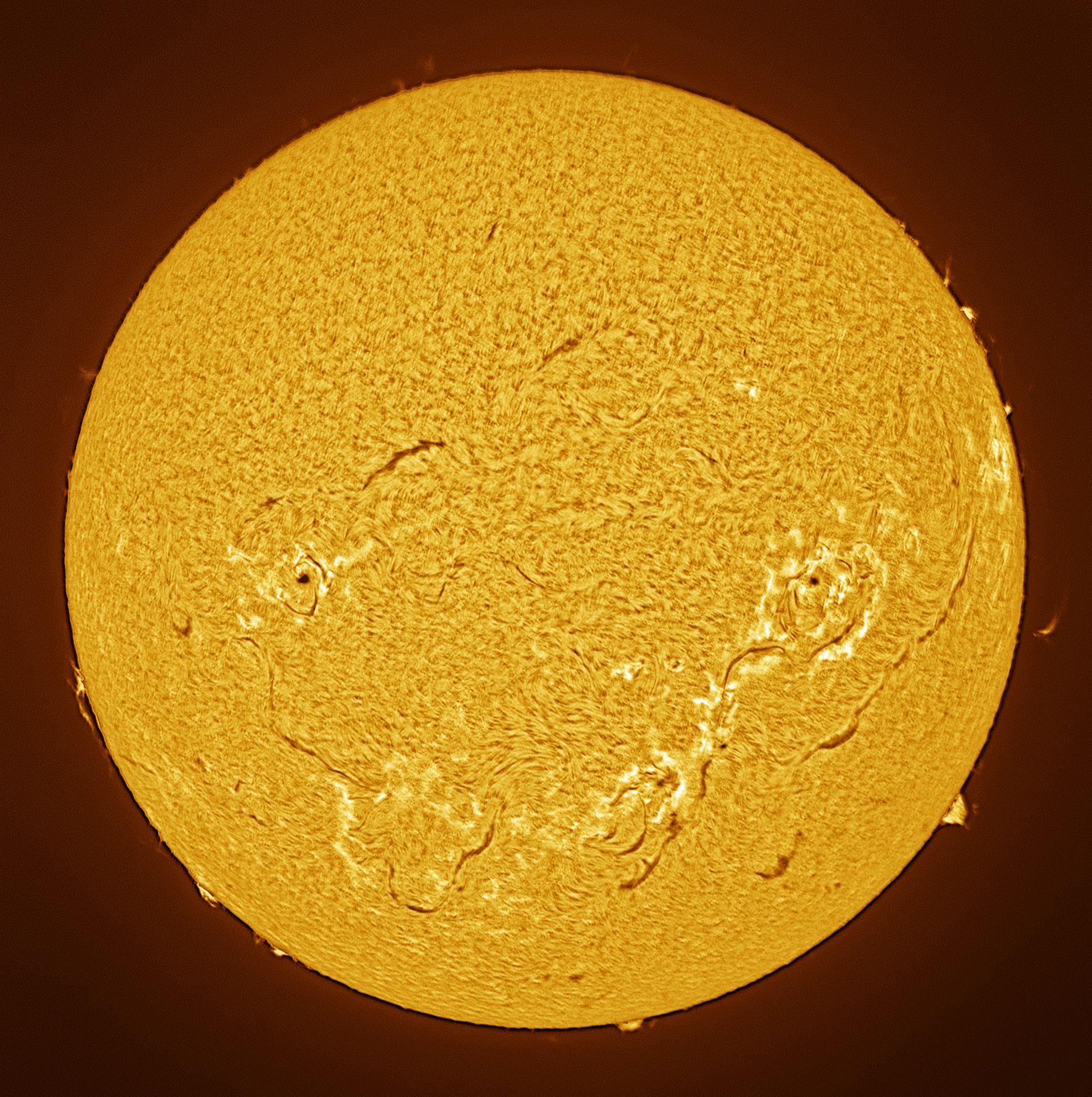 Community photo entitled Solar Activity by Jim Militello on 09/08/2024 at Tucson, Arizona  USA