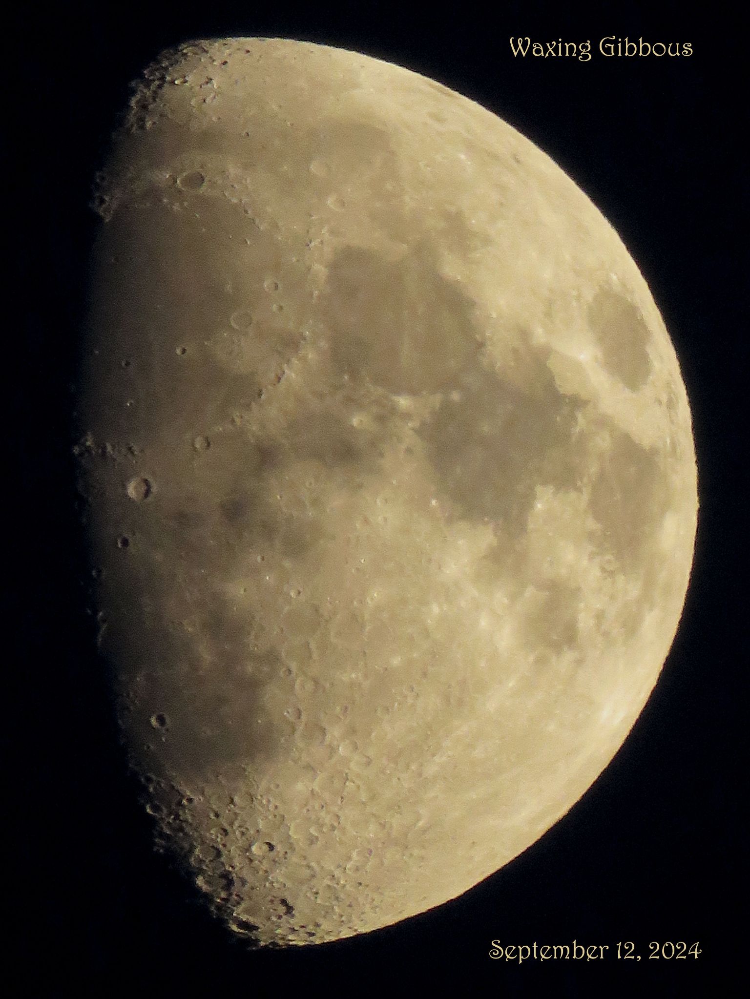 Community photo entitled Waxing Gibbous Moon Over Short Sands Beach, York, Maine by Patricia Evans on 09/12/2024 at Short Sands Beach, York, Maine