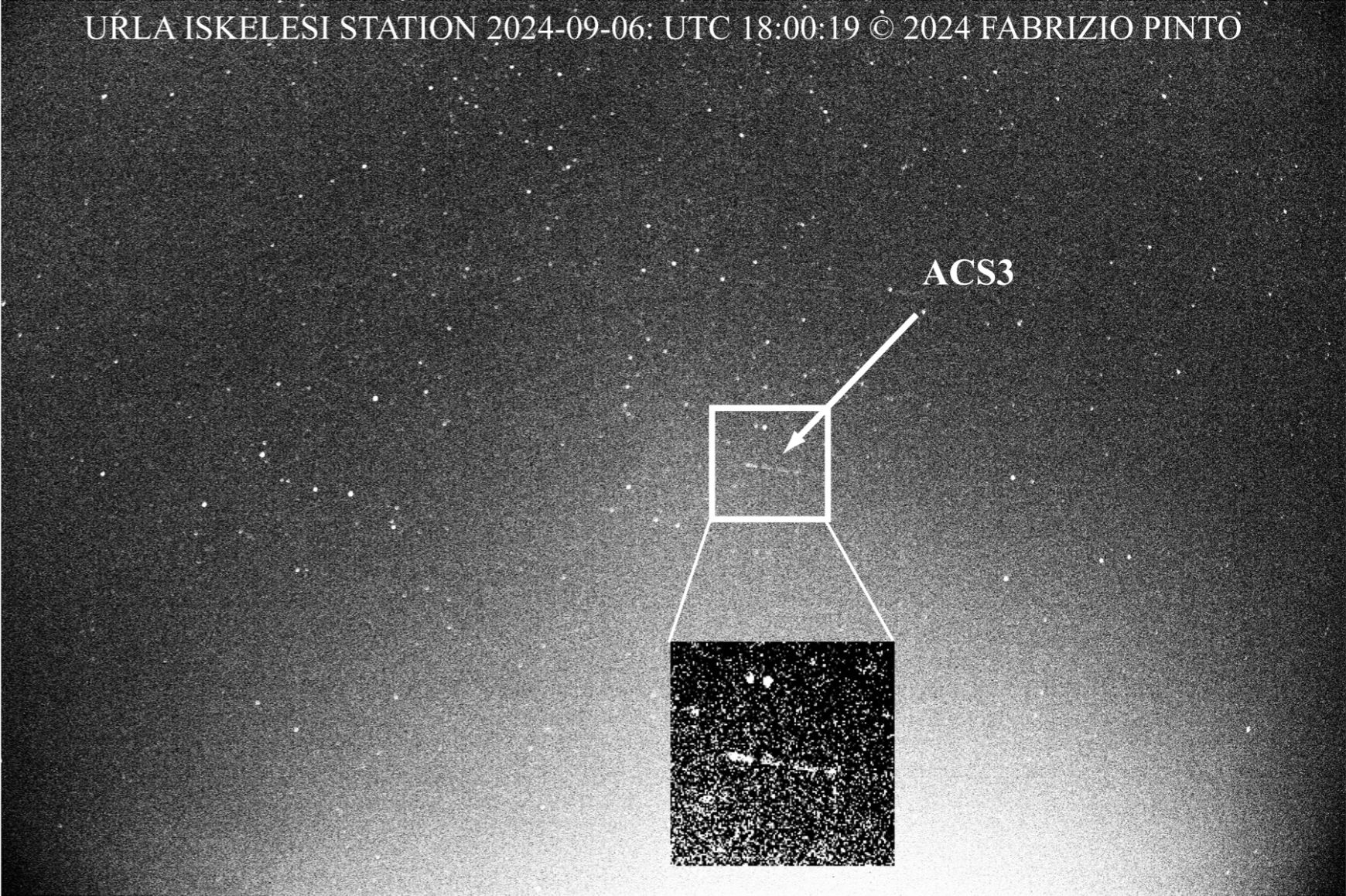 Community photo entitled ACS3 to the East of Cassiopeia seen from Urla Iskele, Izmir, Türkiye by Fabrizio Pinto on 09/06/2024 at Urla, Izmir, Türkiye