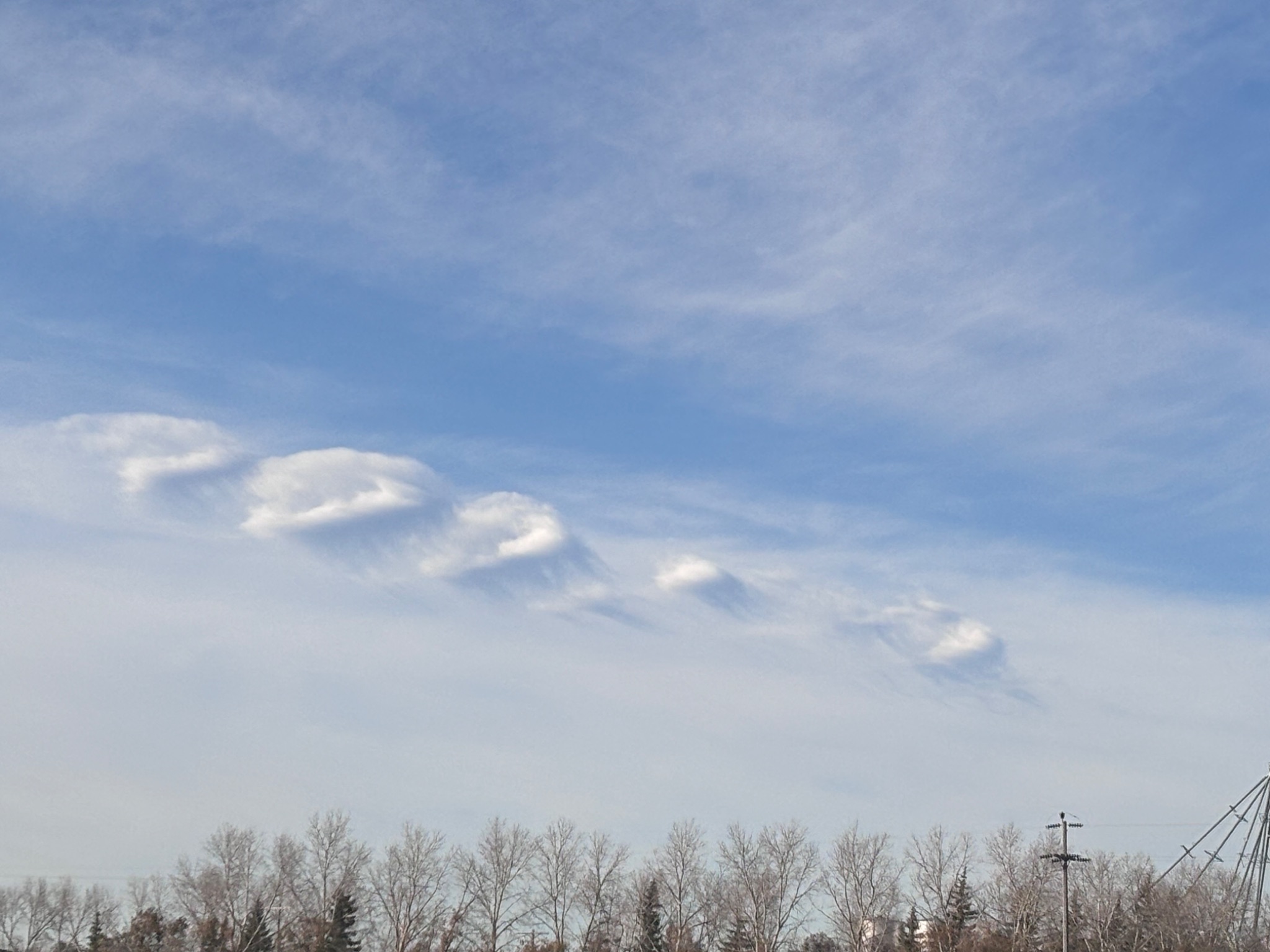 Community photo entitled C Clouds by Tamara Lopez on 10/15/2024 at Hwy 205, looking NW, near La Salle, MB., Canada