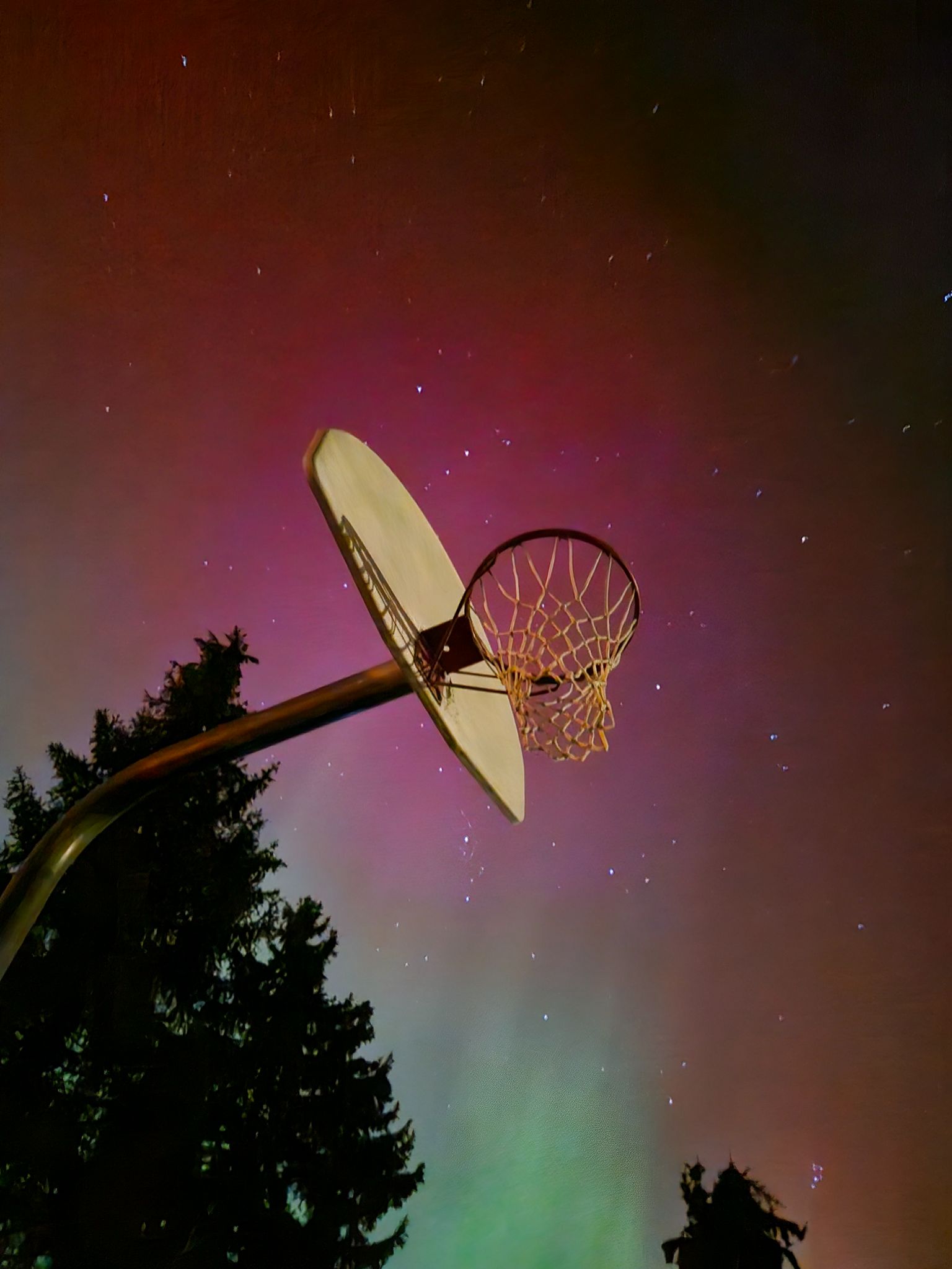 Community photo entitled Hoop'n Under The Lights by Clay DeMastus on 10/07/2024 at Sandpoint, Idaho, United States of America