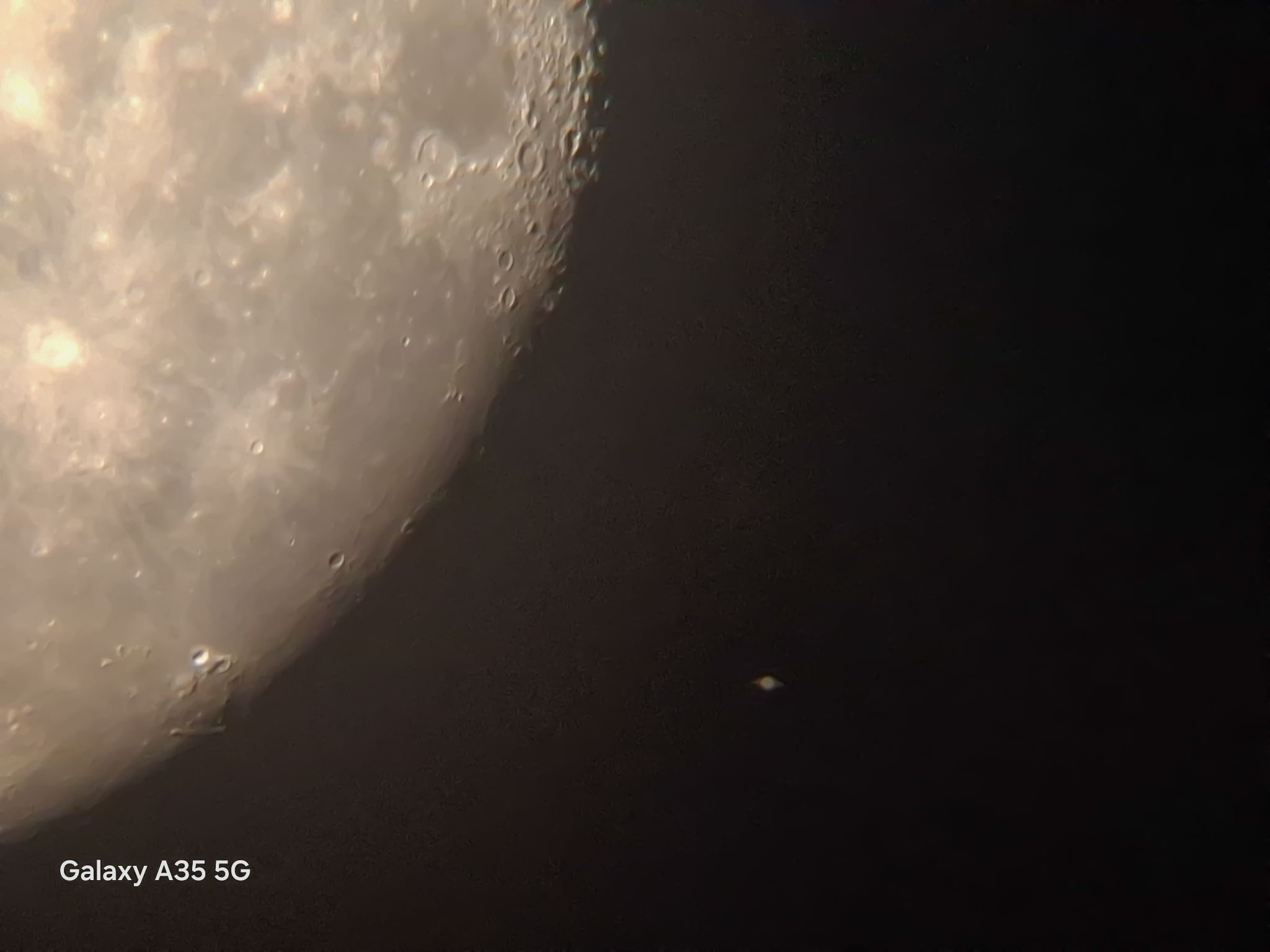 Community photo entitled Lunar Occultation Of Saturn by Rounak Mohanty on 10/15/2024 at Cuttack, Odisha, India