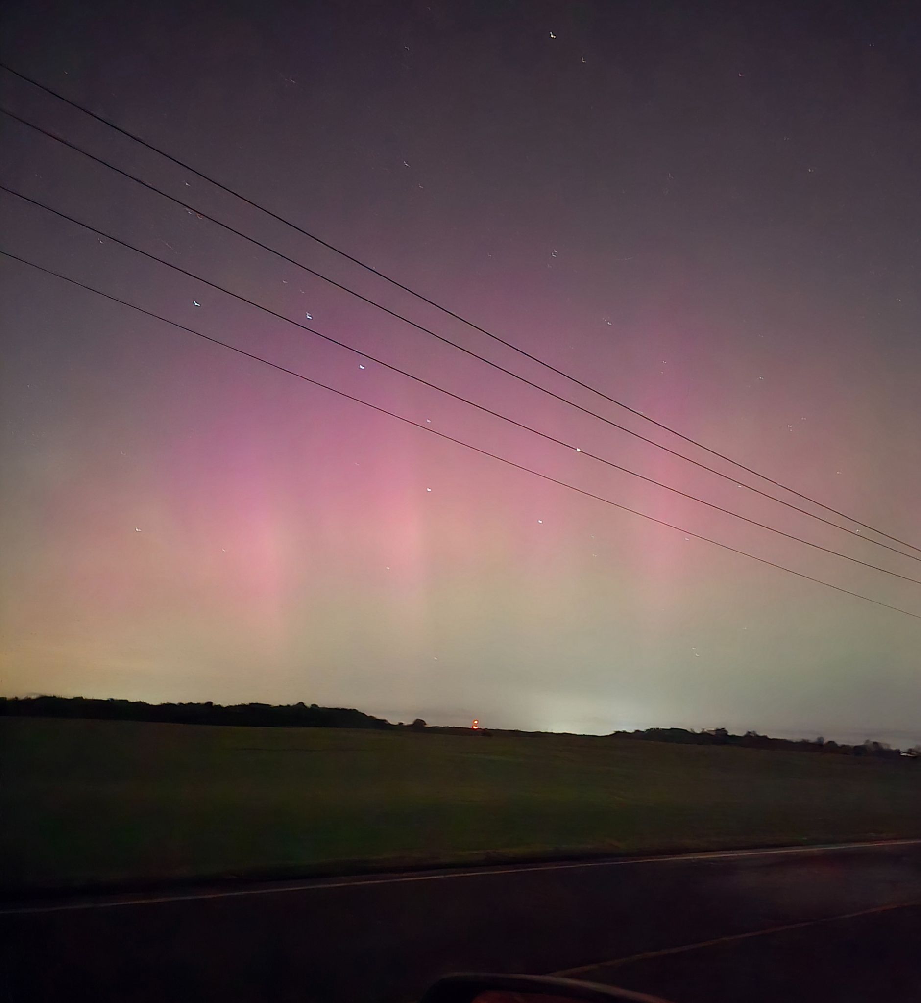 Community photo entitled Aurora and Big Dipper by Joyce Miller on 10/10/2024 at 1305 County Rd 180, Churchville. NY 14428