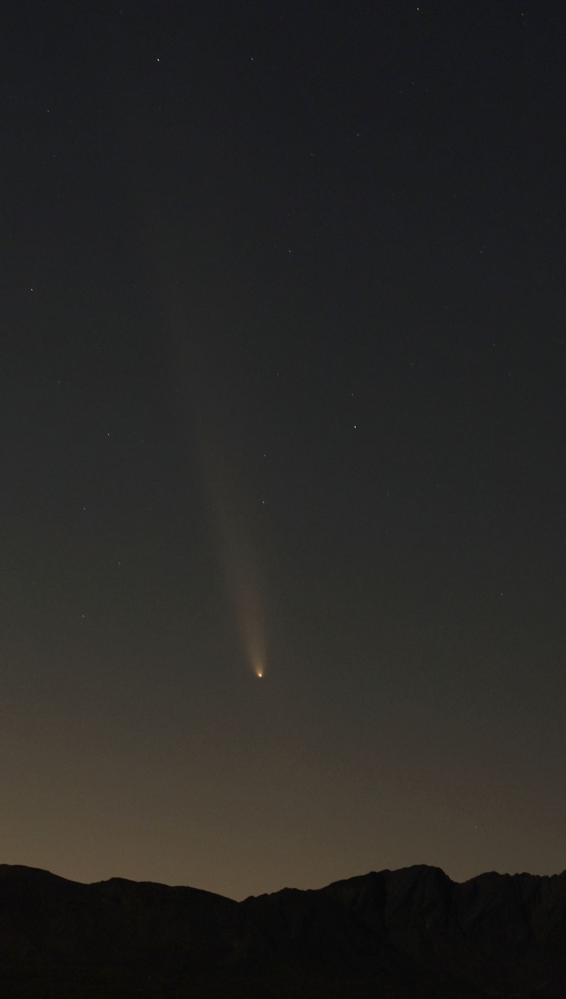 Community photo entitled Comet over Lake Mead nRA by Thomas Dougherty on 10/13/2024 at Lake Mead NRA