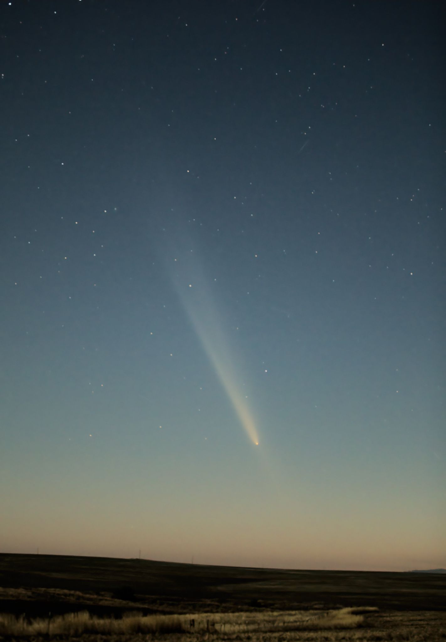 Community photo entitled Comet Tsuchinshan-ATLAS by Kris Hazelbaker on 10/13/2024 at Grangeville, Idaho, USA