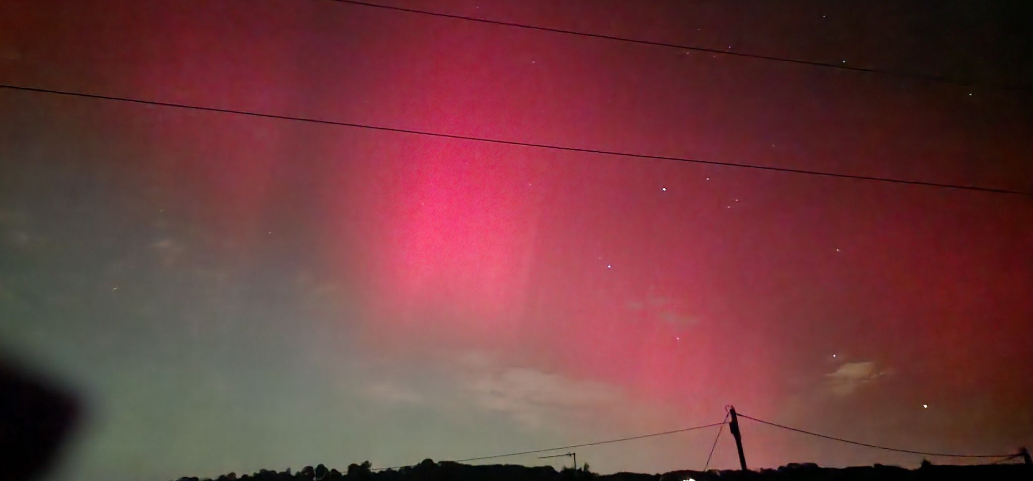 Community photo entitled Detling Northern Lights by Helen Rogers on 10/10/2024 at Detling, Maidstone, Kent