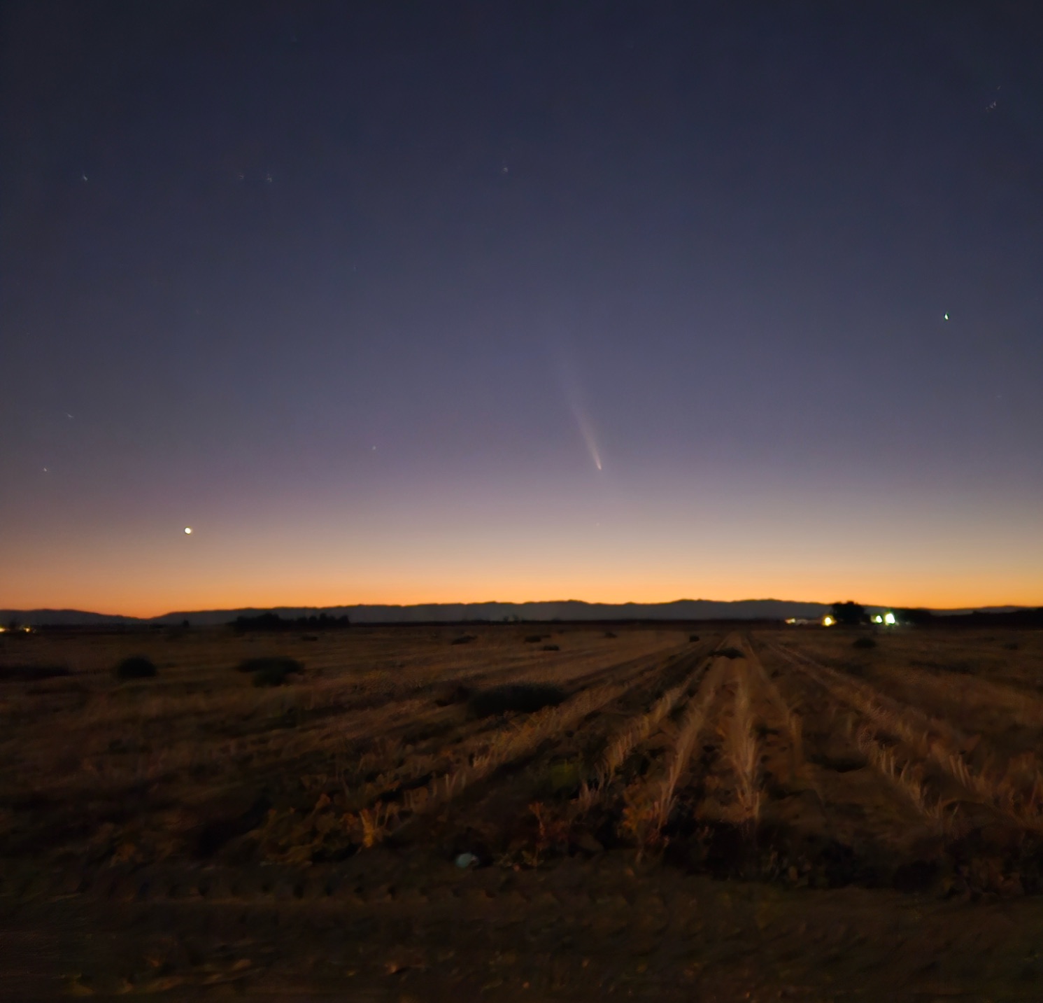 Community photo entitled Comet Tsuchinshan-ATLAS between Venus and Arcturus by Rick Williams on 10/13/2024 at Woodland, CA, USA