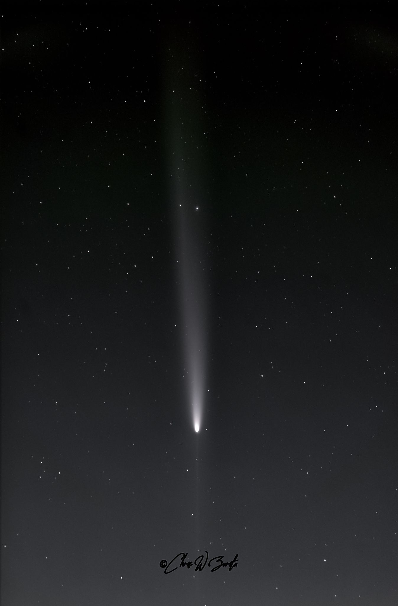 Community photo entitled Comet Tsuchinshan-ATLAS  with anti-tail by Chris Zurita on 10/14/2024 at Vail, AZ, USA