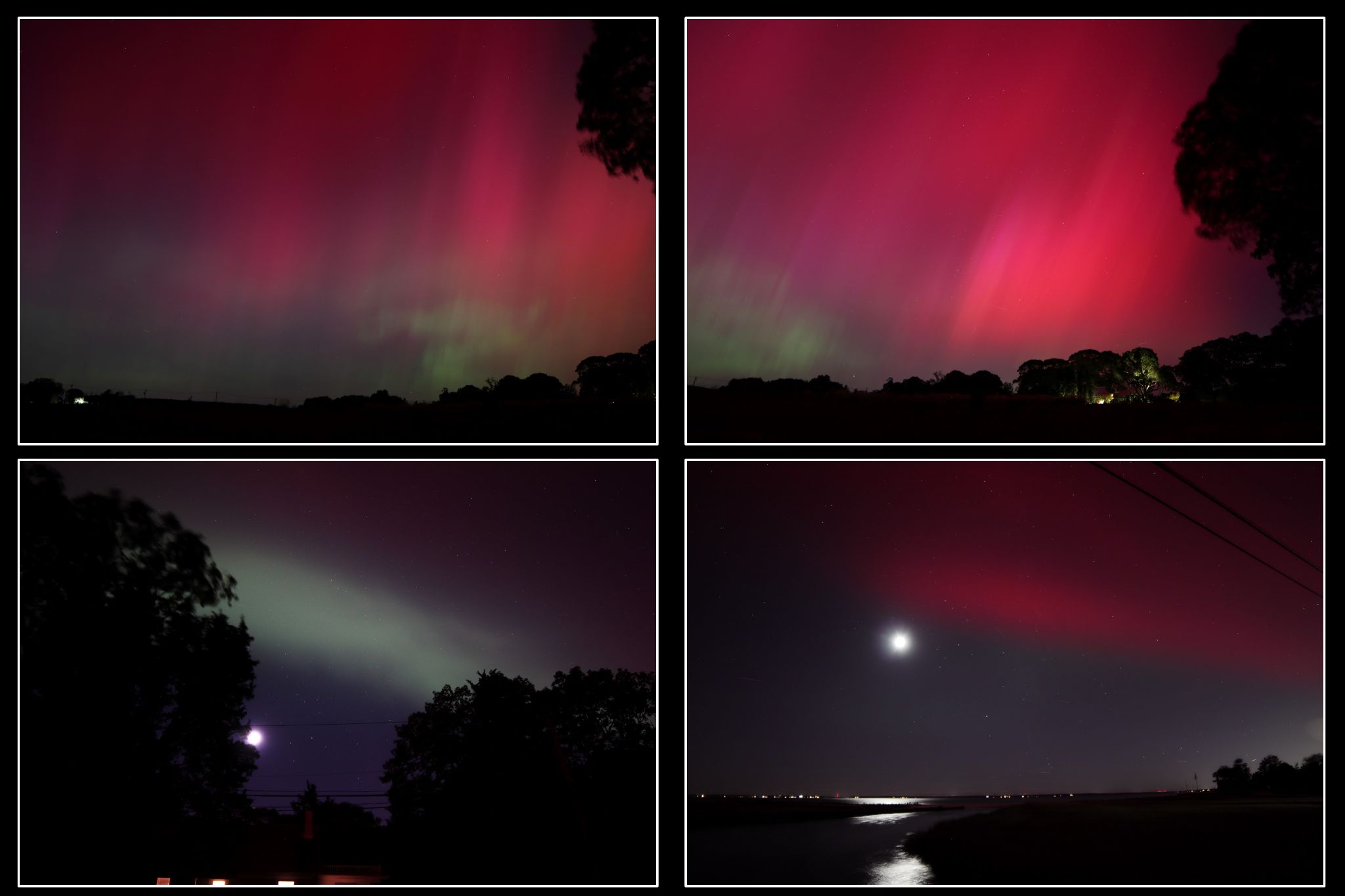 Community photo entitled Aurora in all directions by Steven Bellavia on 10/10/2024 at Mattituck, NY