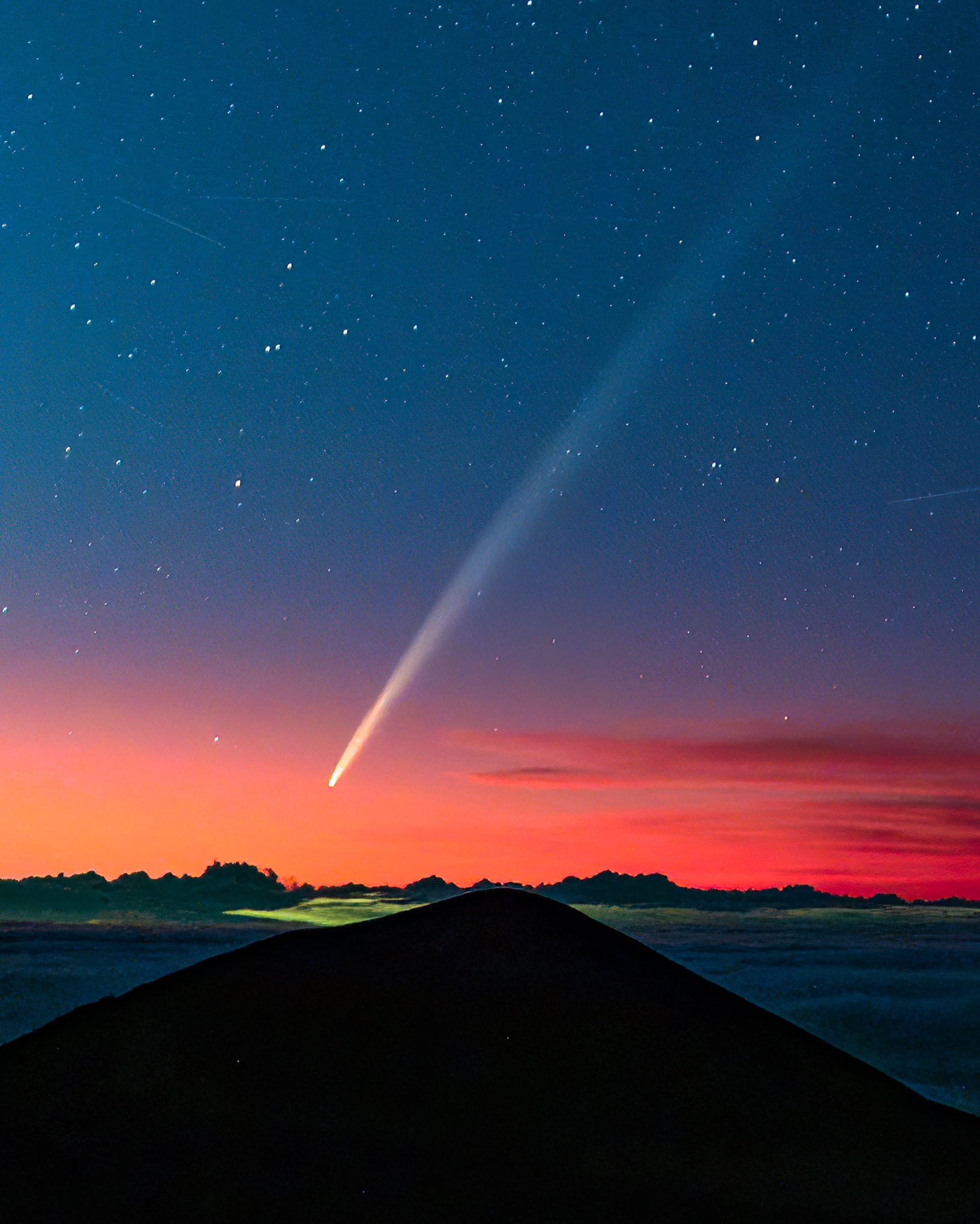 Community photo entitled C/2023 Tsuchinshan-ATLAS by Tina Clothier on 10/03/2024 at Mauna Kea