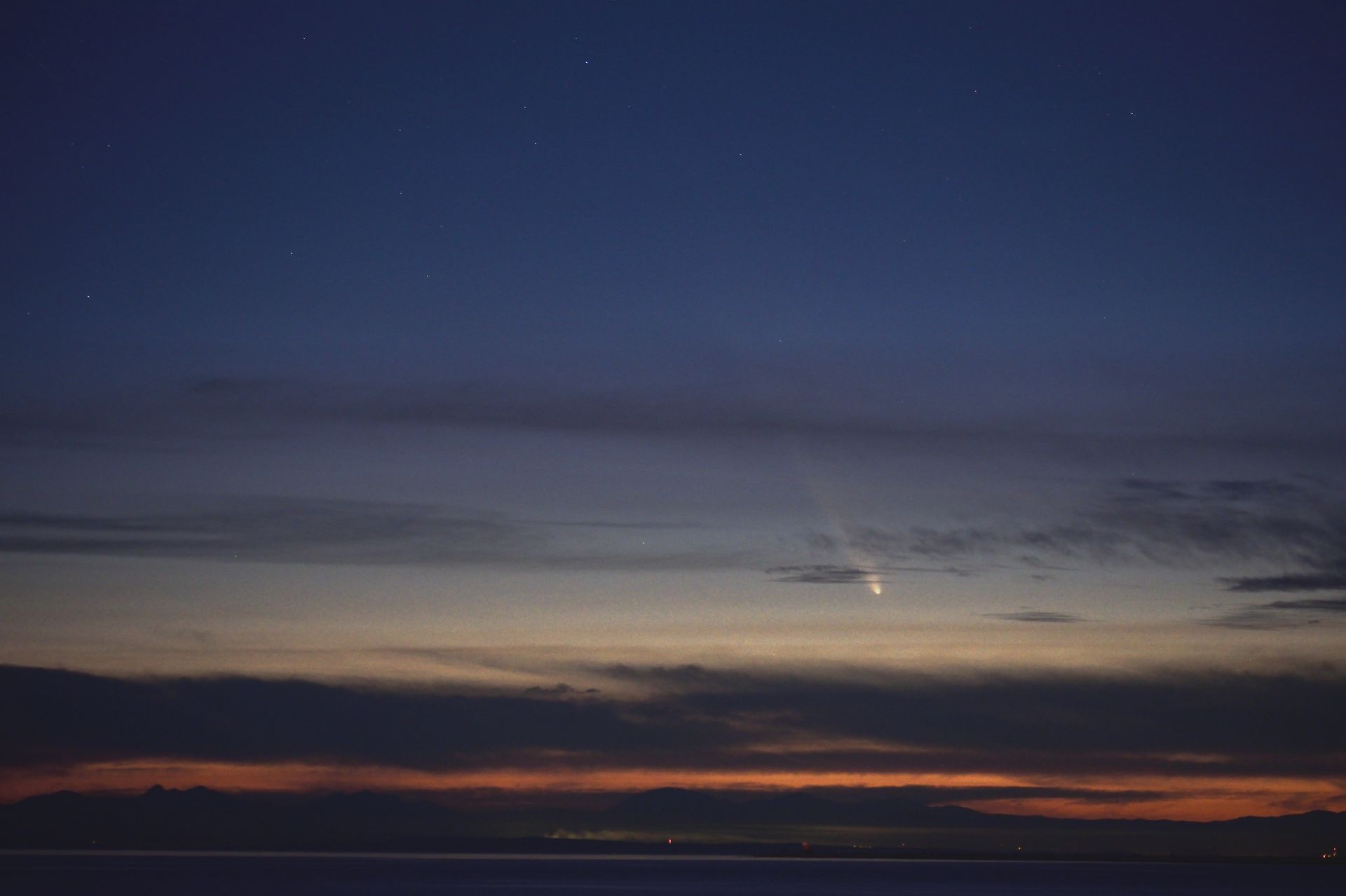 Community photo entitled Closest Approach of Comet C/2023 A3 by Ross McKenna on 10/12/2024 at Richmond, British Columbia, Canada