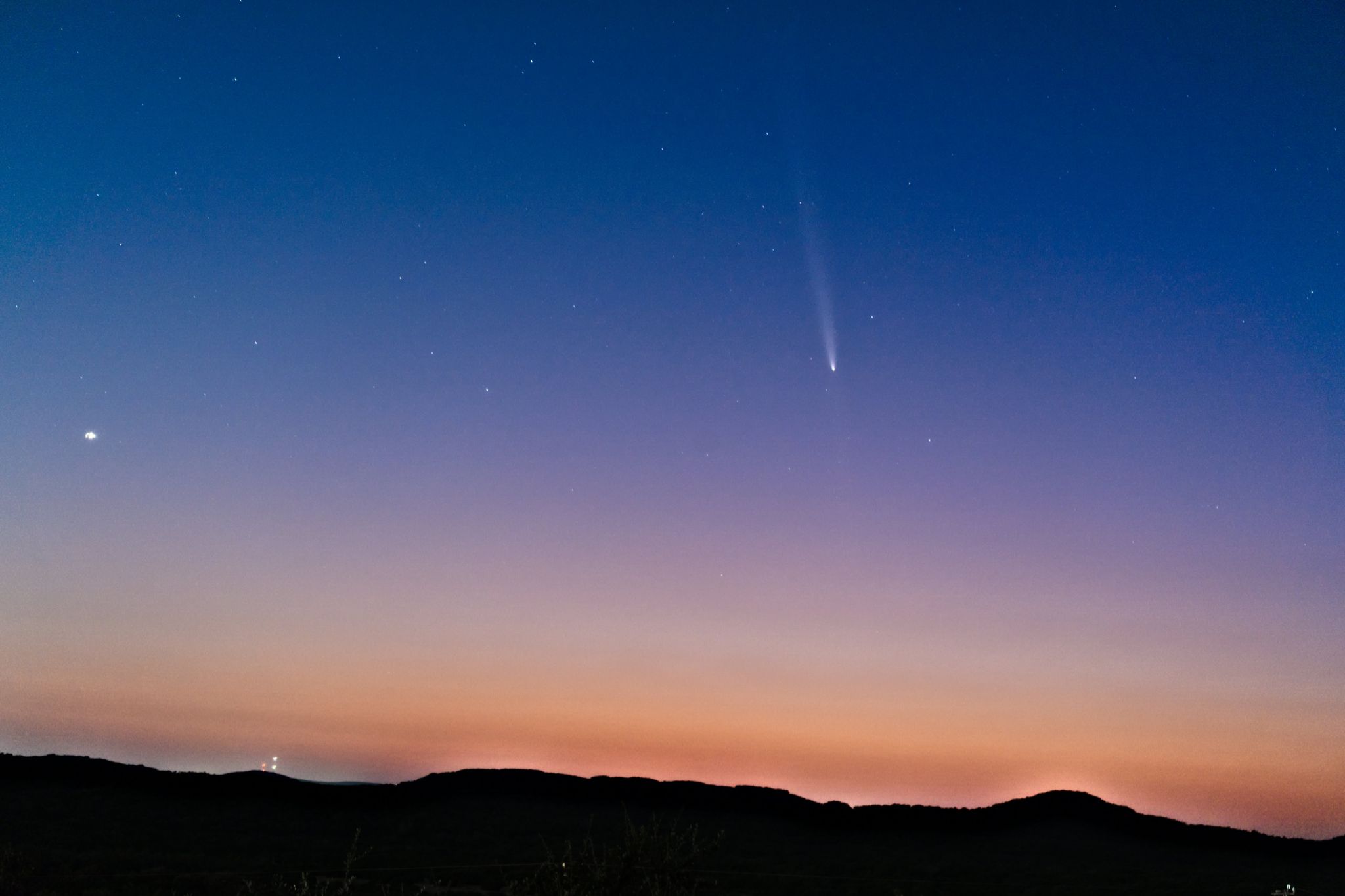 Community photo entitled ATLAS races Venus by David Perry on 10/14/2024 at Timberwood Park, Texas, USA