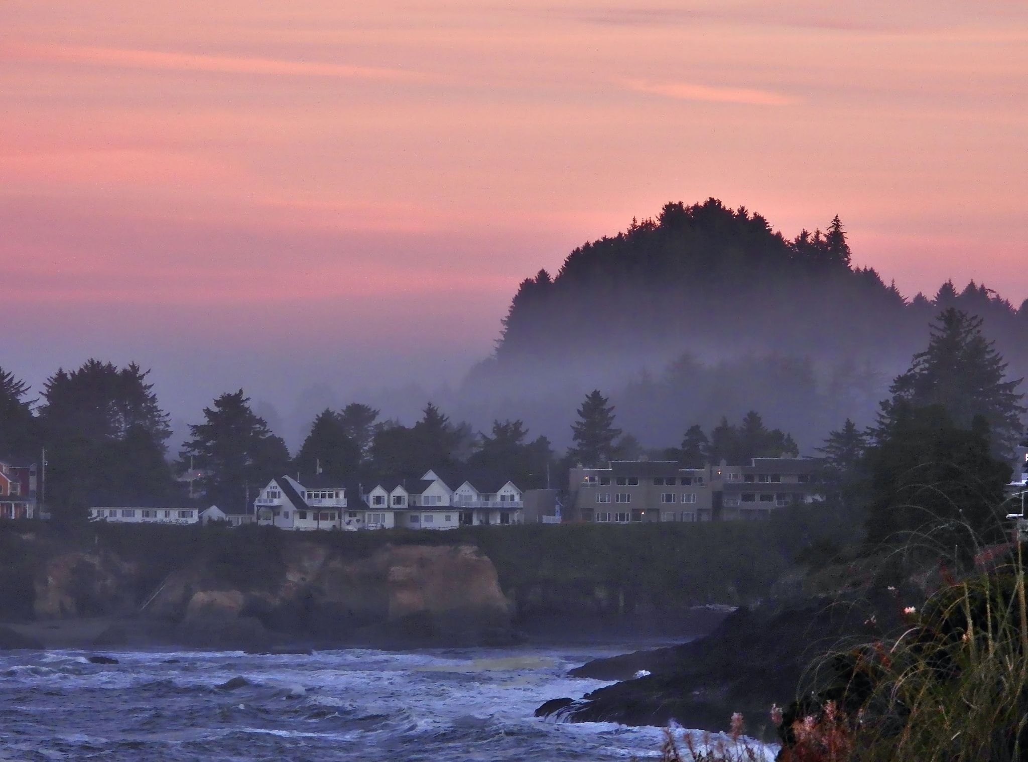 Community photo entitled Soft Pink Sunrise by Cecille Kennedy on 10/03/2024 at Oregon Coast, Oregon