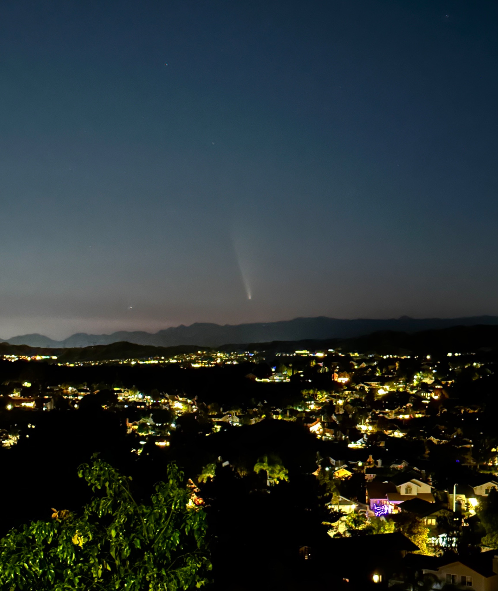 Community photo entitled Comet Tsuchinshan-ATLAS by Fern Zalin Jones on 10/12/2024 at Santa Clarita, CA