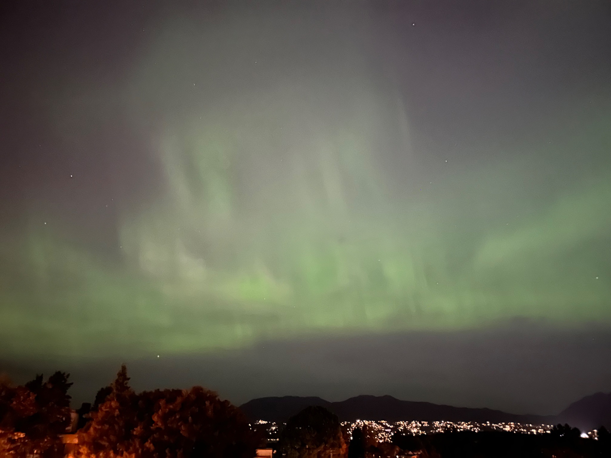 Community photo entitled Amazing Early Morning Lights by Laszlo Dombovary on 10/11/2024 at Vancouver, BC.  Canada