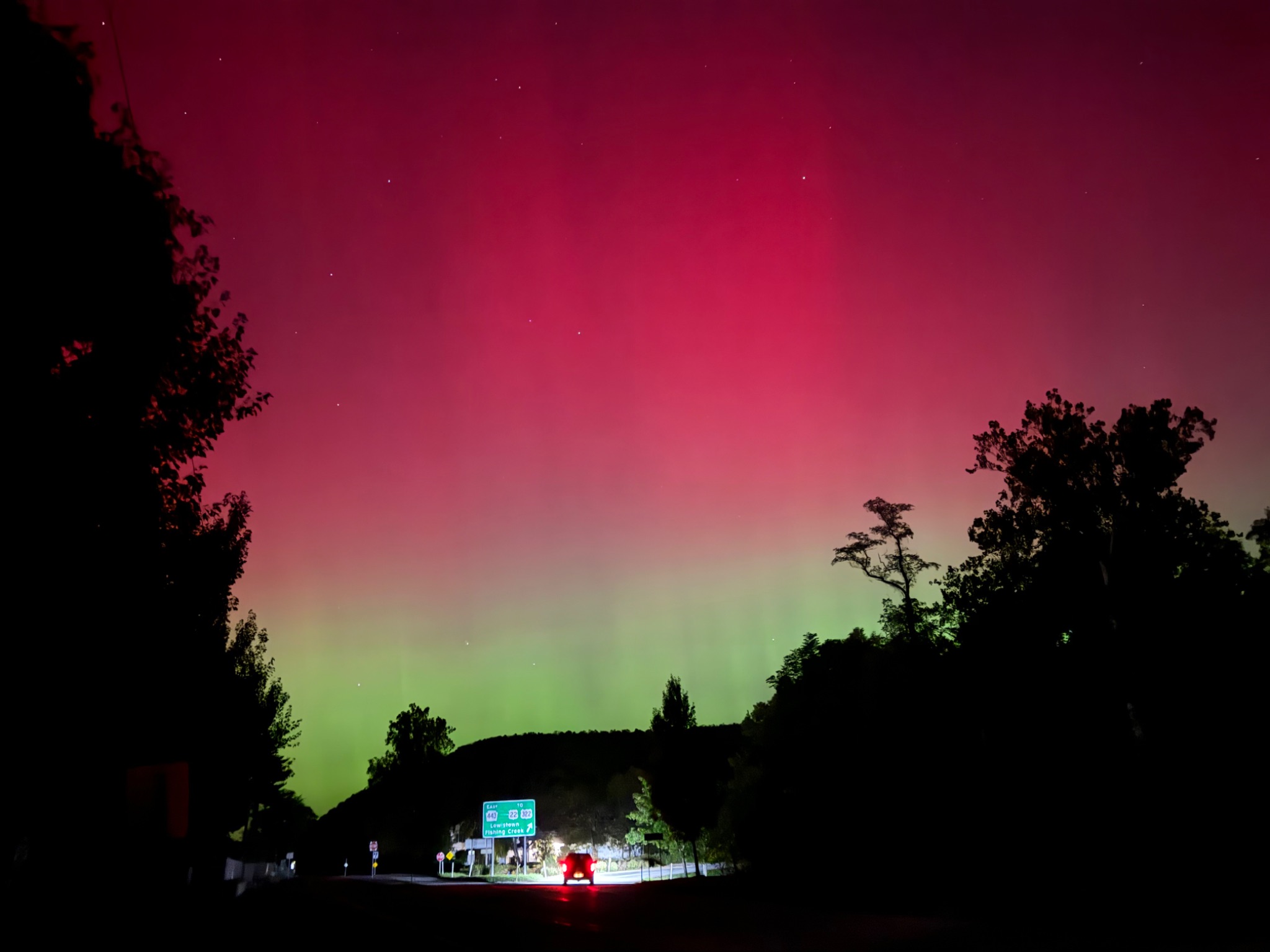 Community photo entitled Aurora Harrisburg by Kathryn Gordon on 10/11/2024 at Fort Hunter, Harrisburg, PA, United States