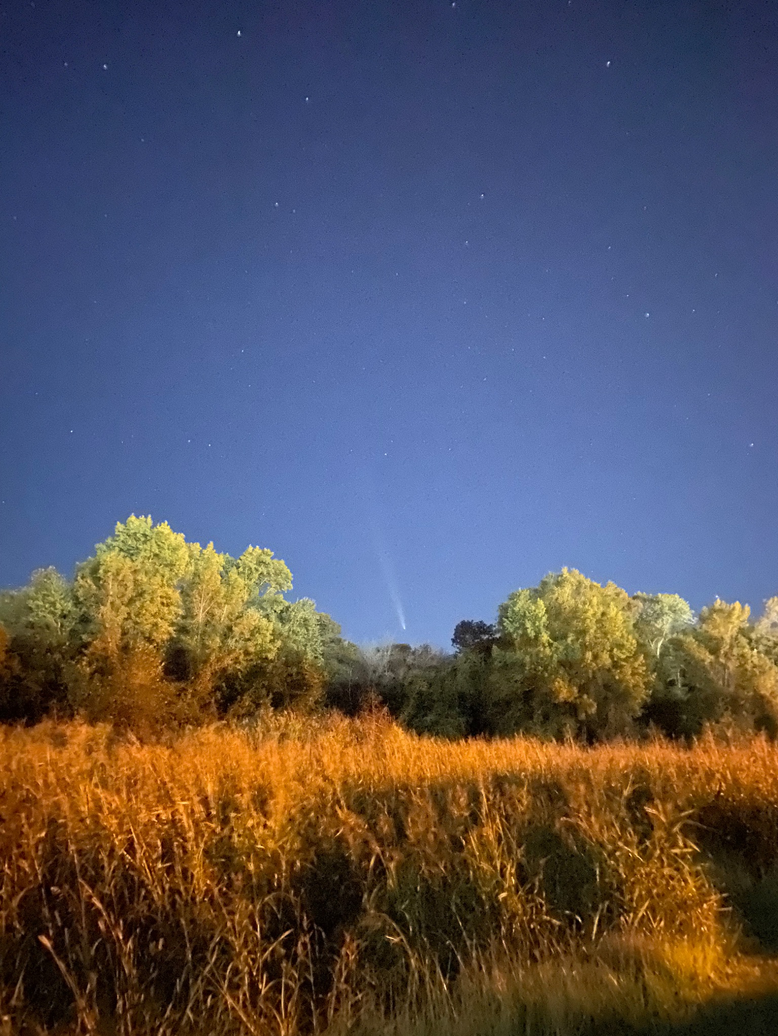 Community photo entitled Comet A3 at Dusk in No. Carolina by Danny Wisher on 10/14/2024 at New Bern, NC