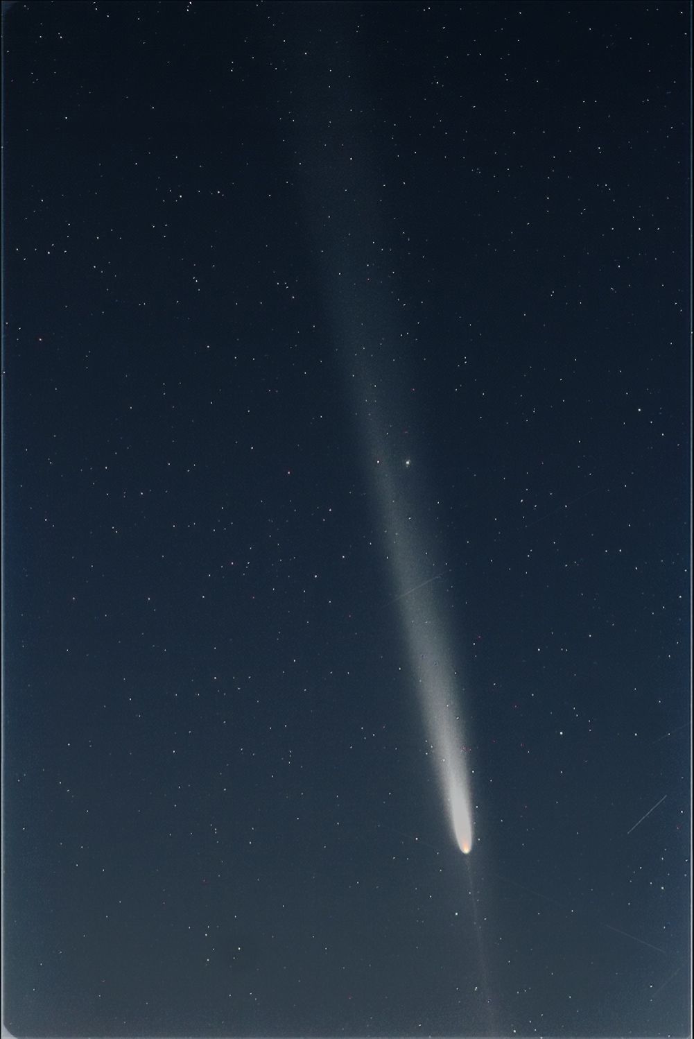 Community photo entitled Comet over Radium Springs, NM. by Rich Richins on 10/14/2024 at Radium Springs, NM