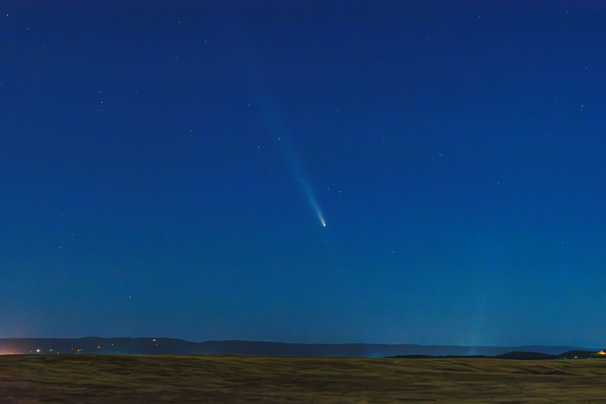 Community photo entitled Happiness is a comet in the sky by Kathie O'Donnell on 10/14/2024 at Rapid City, SD, USA